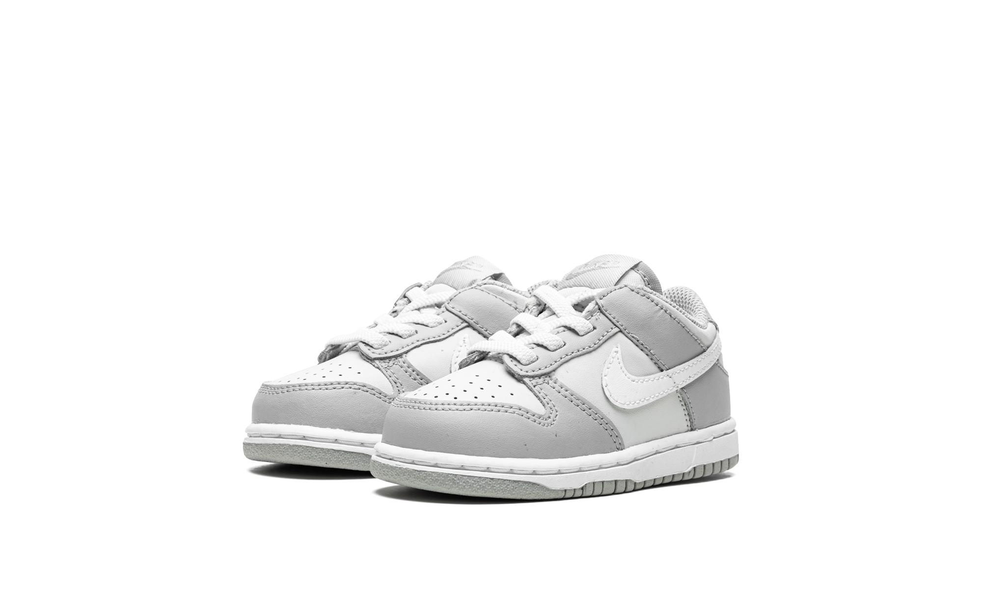 nike dunk low two toned grey td+DH9761-001+diagnol left view