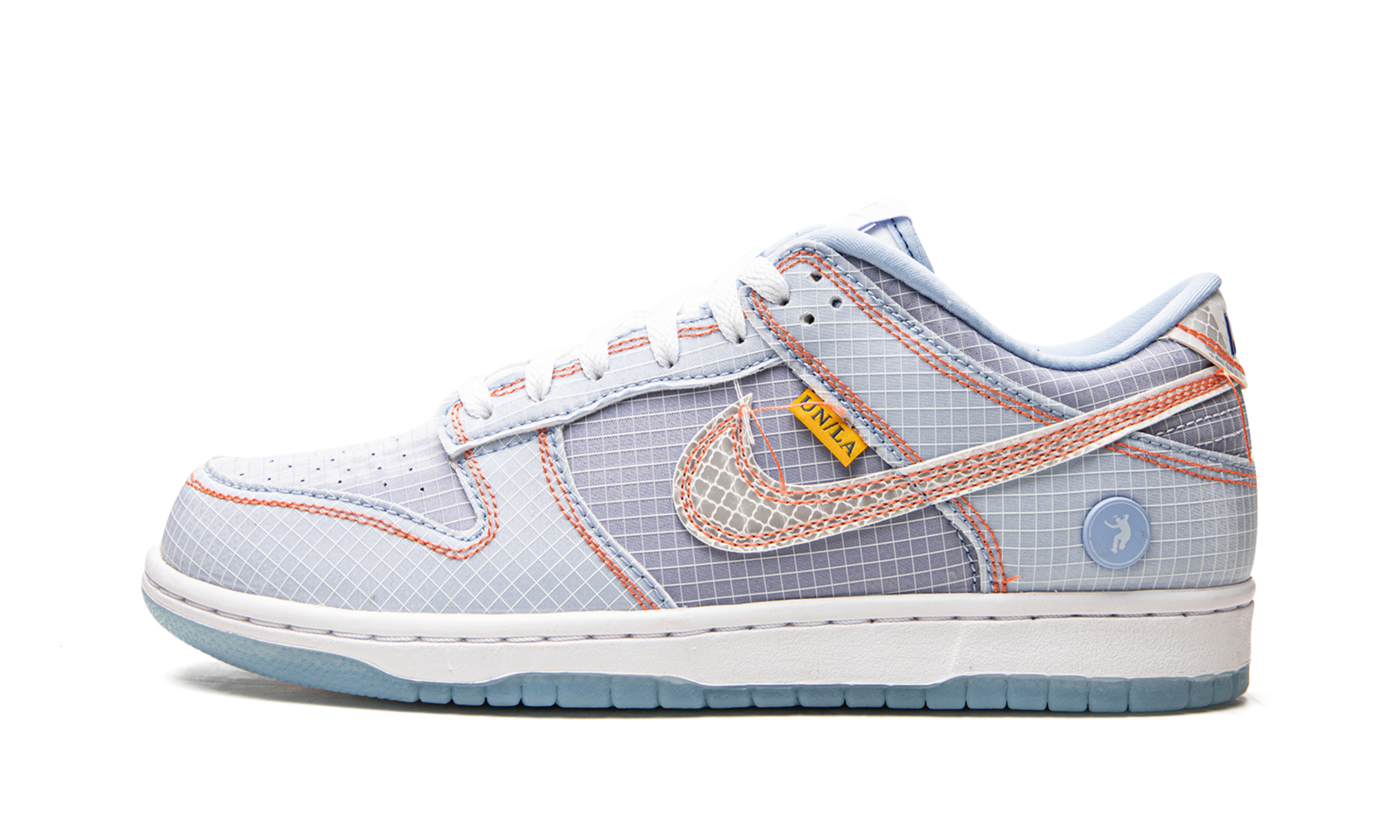 nike dunk low union passport pack argon+DJ9649-400+diagnol right view 1