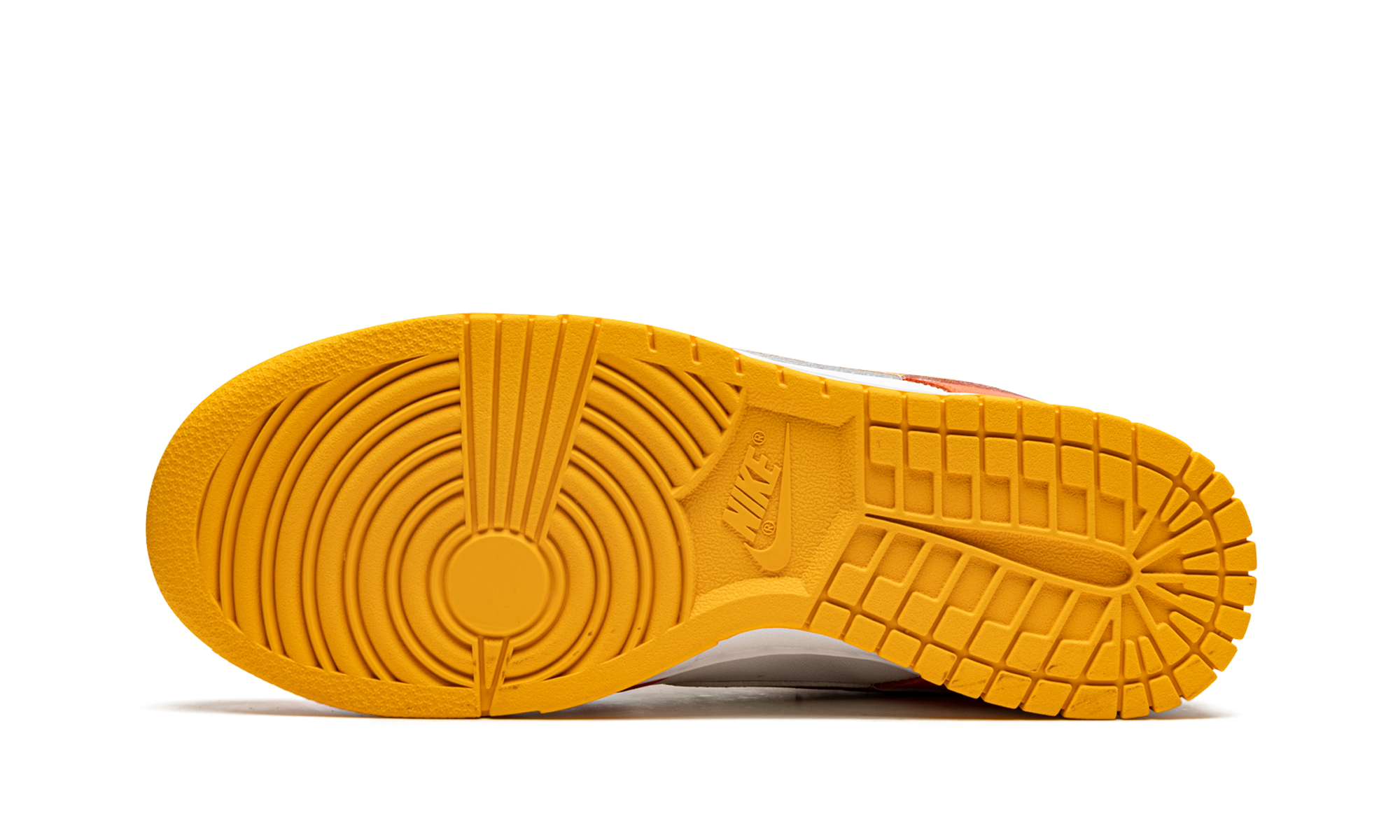 nike dunk low university gold women s+DQ4690-800+bottom view