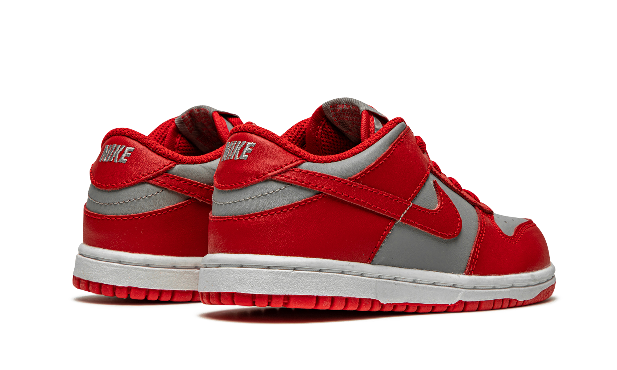 nike dunk low unlv td+CW1589-002+diagnol right behind view