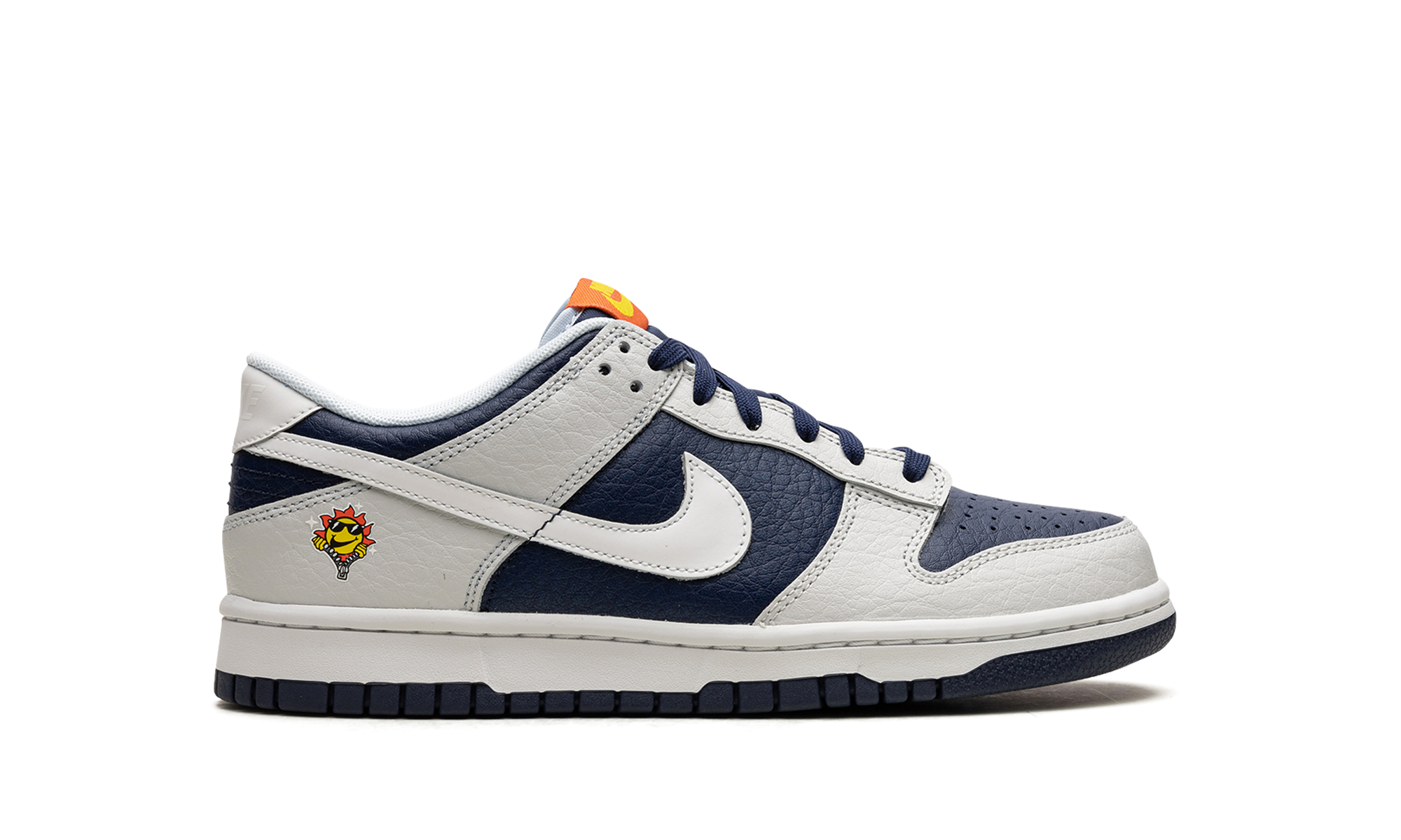 nike dunk low uv reactive photon dust midnight navy gs+FN6968-025+right view