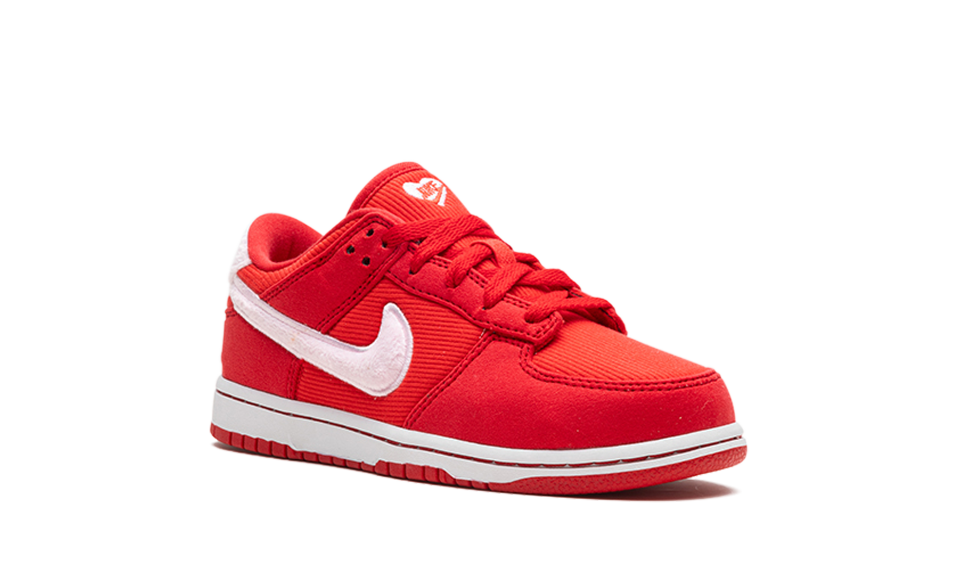 nike dunk low valentine s day 2024 ps+FZ3549-612+diagnol right view