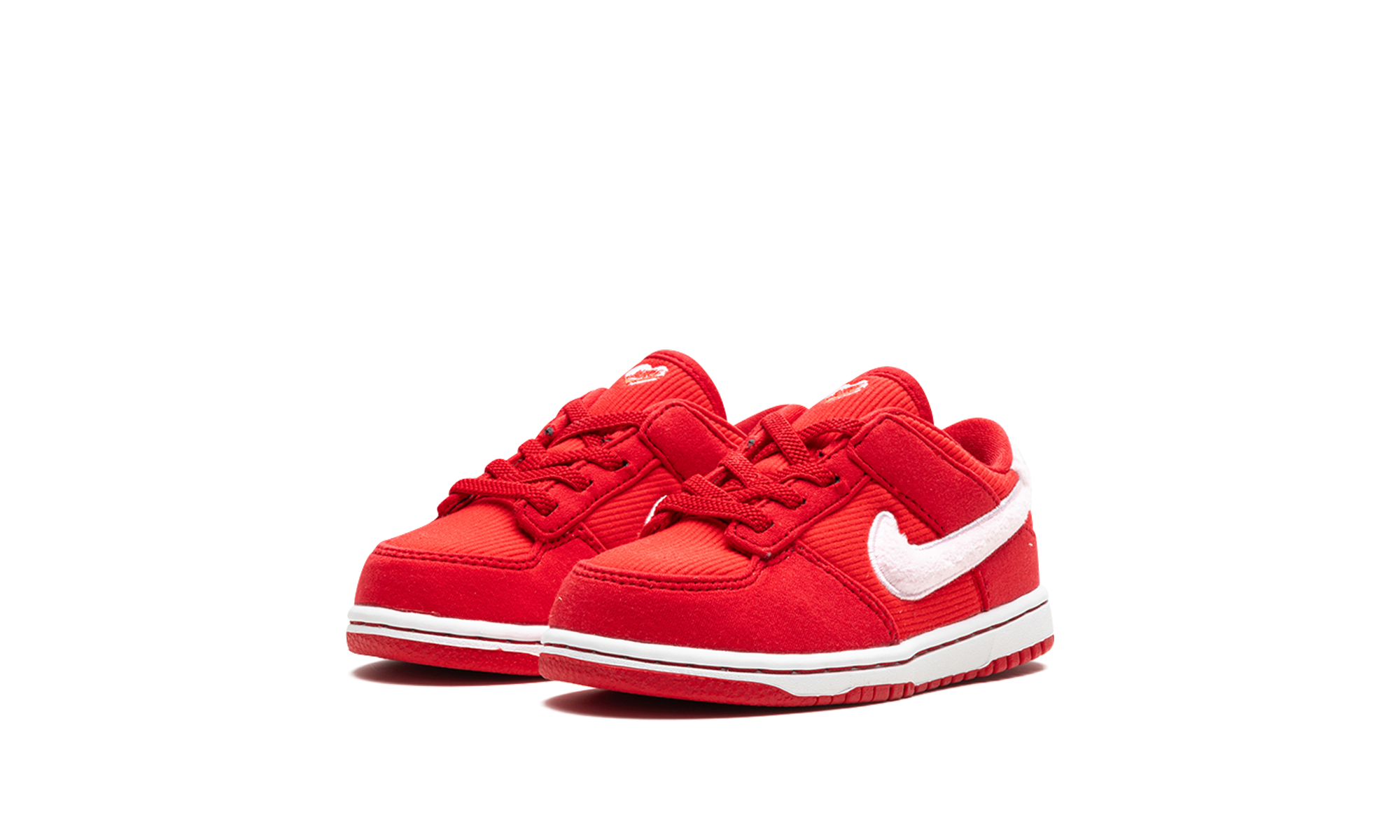 nike dunk low valentine s day 2024 td+FZ3551-612+diagnol left view