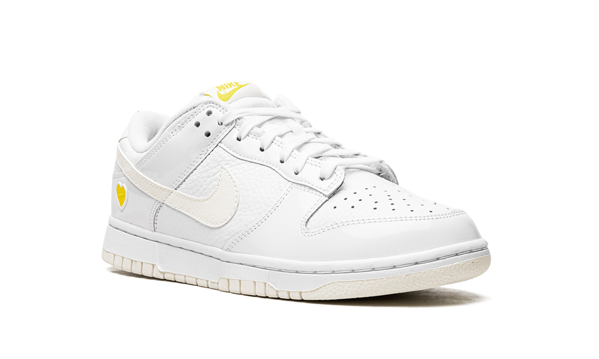 nike dunk low valentine s day yellow heart women s+FD0803-100+diagnol right view