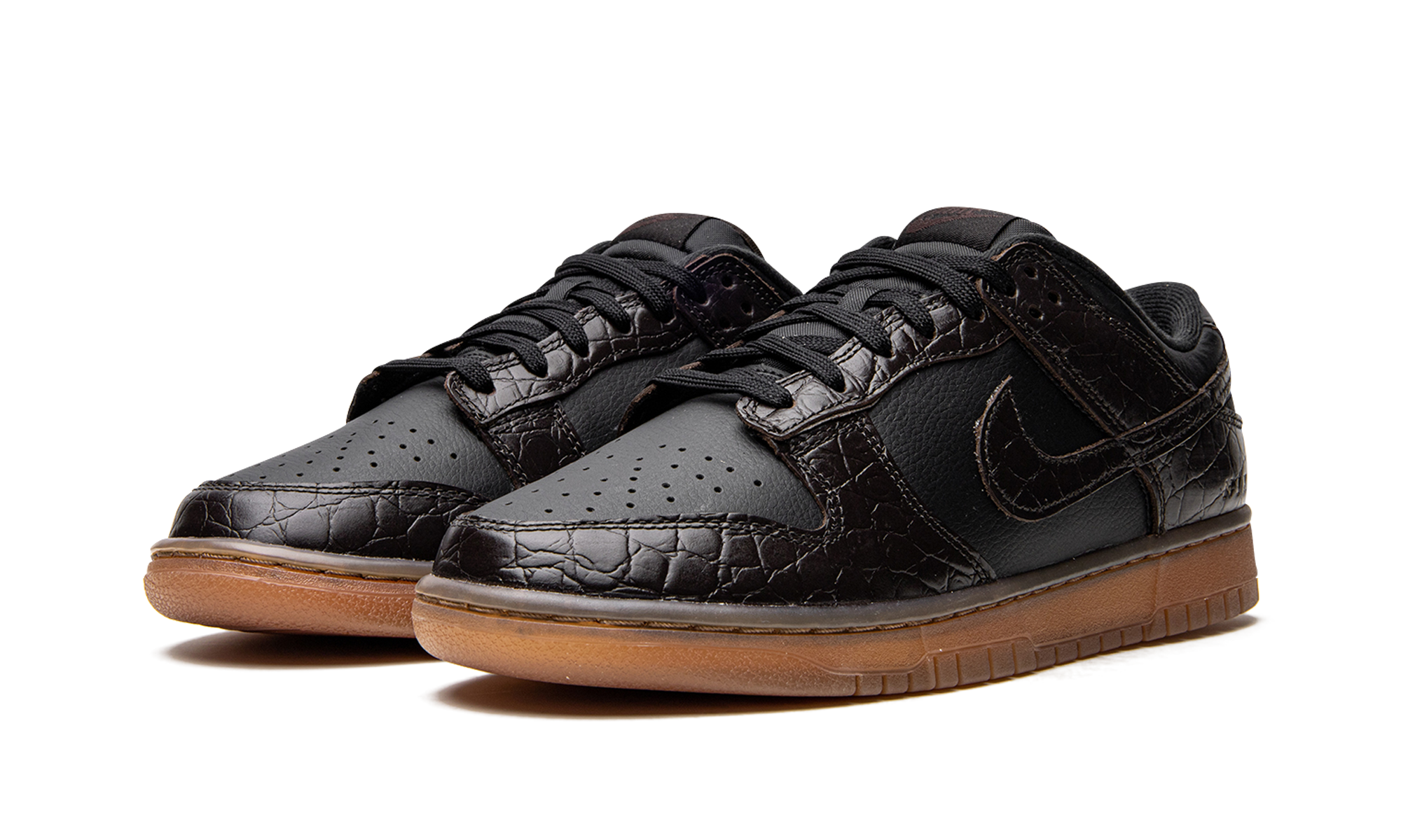 nike dunk low velvet brown black+DV1024-010+diagnol left view