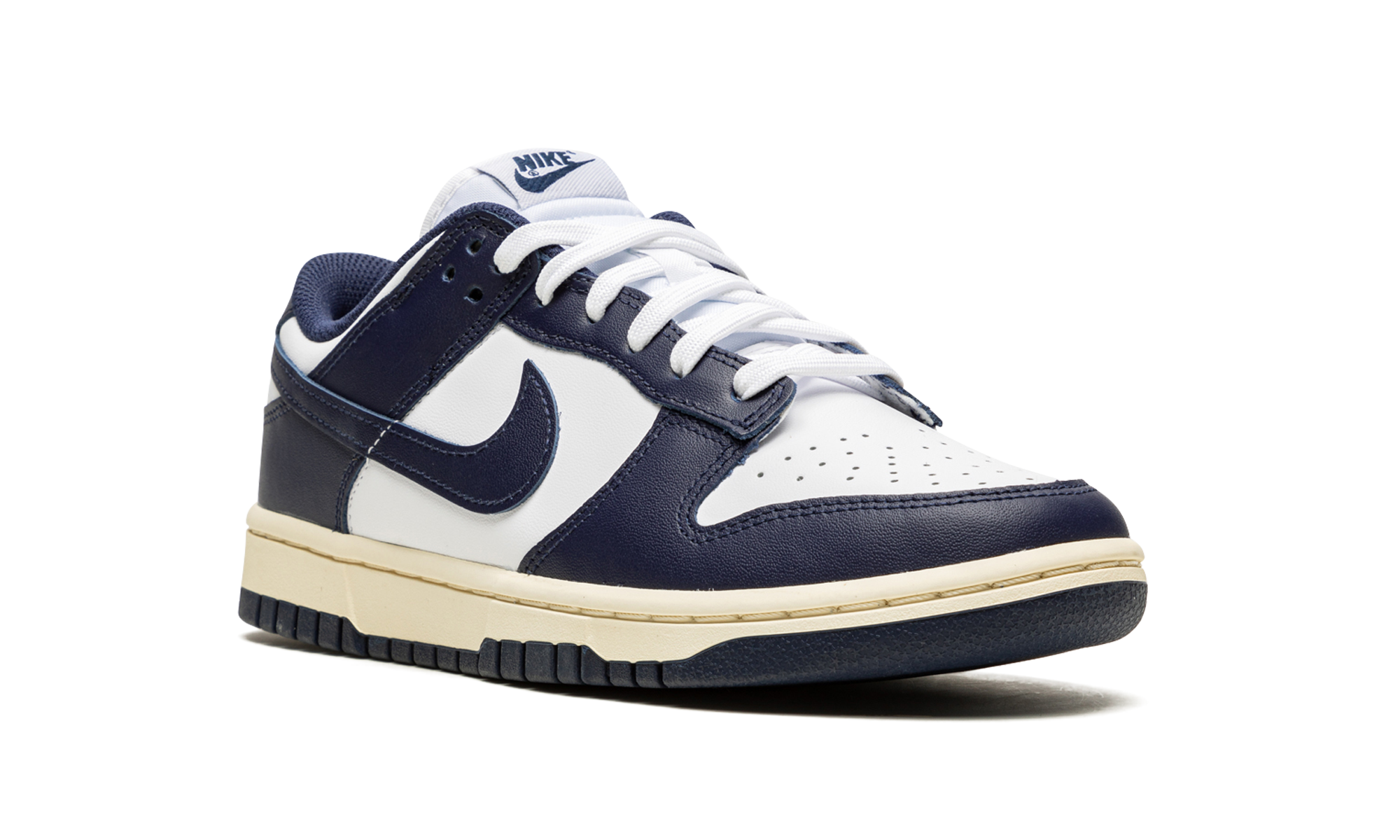 nike dunk low vintage navy women s+DD1503-115+diagnol right view