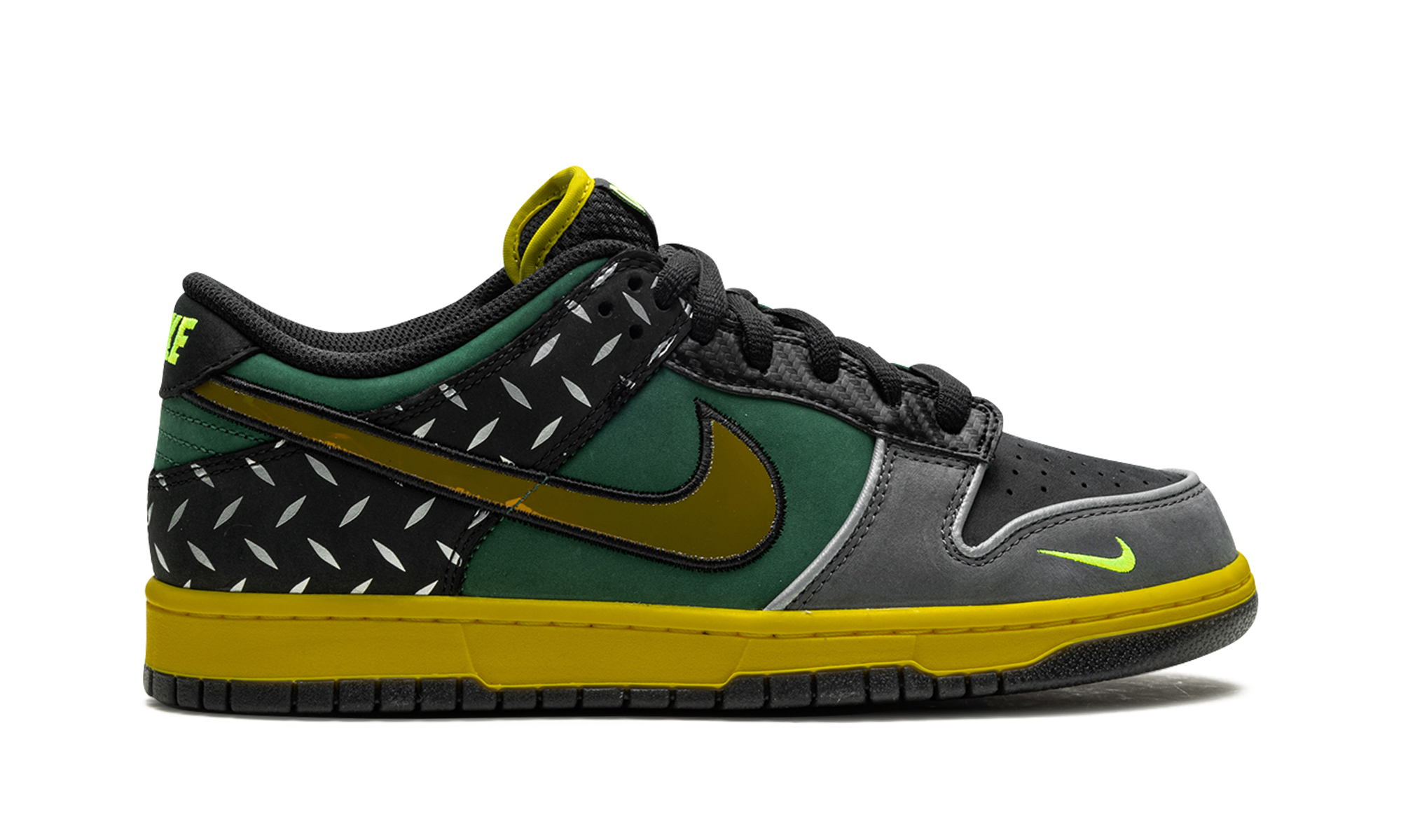 nike dunk low what the duck home university of oregon pe+HV1454-001+right view