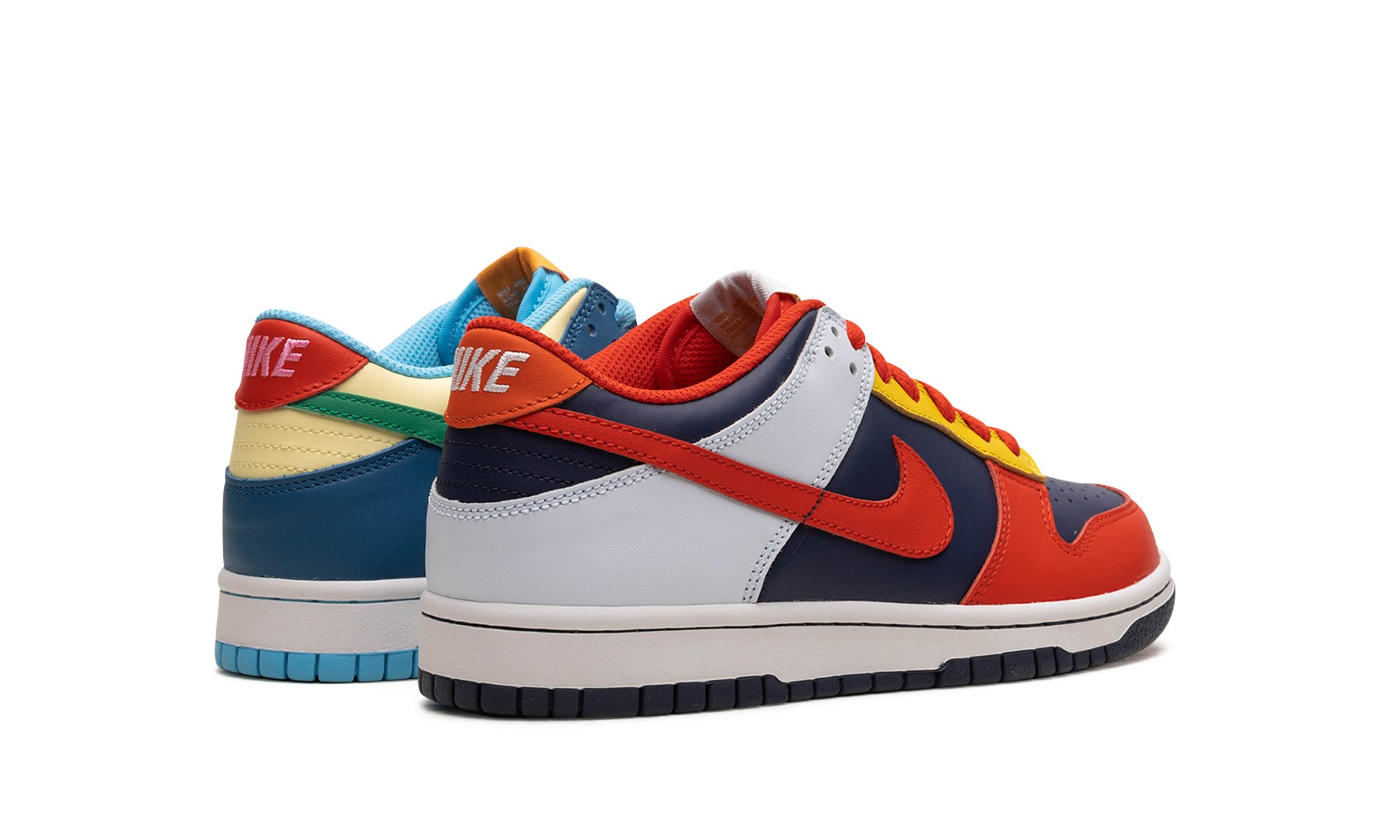 nike dunk low what the gs+FQ8348-902+diagnol right behind view