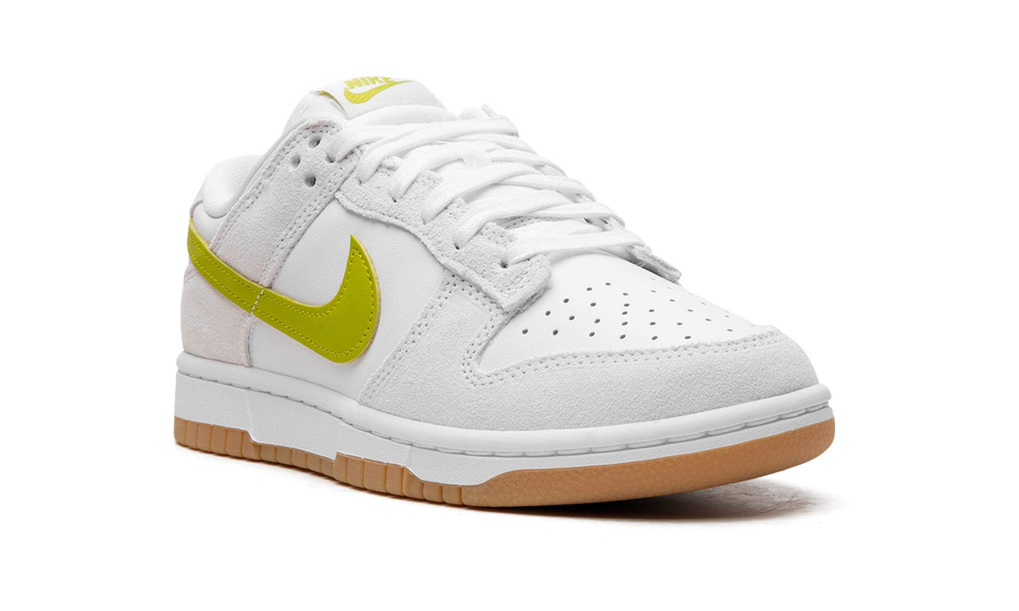 nike dunk low white bright cactus women s+HJ7335-133+diagnol right view