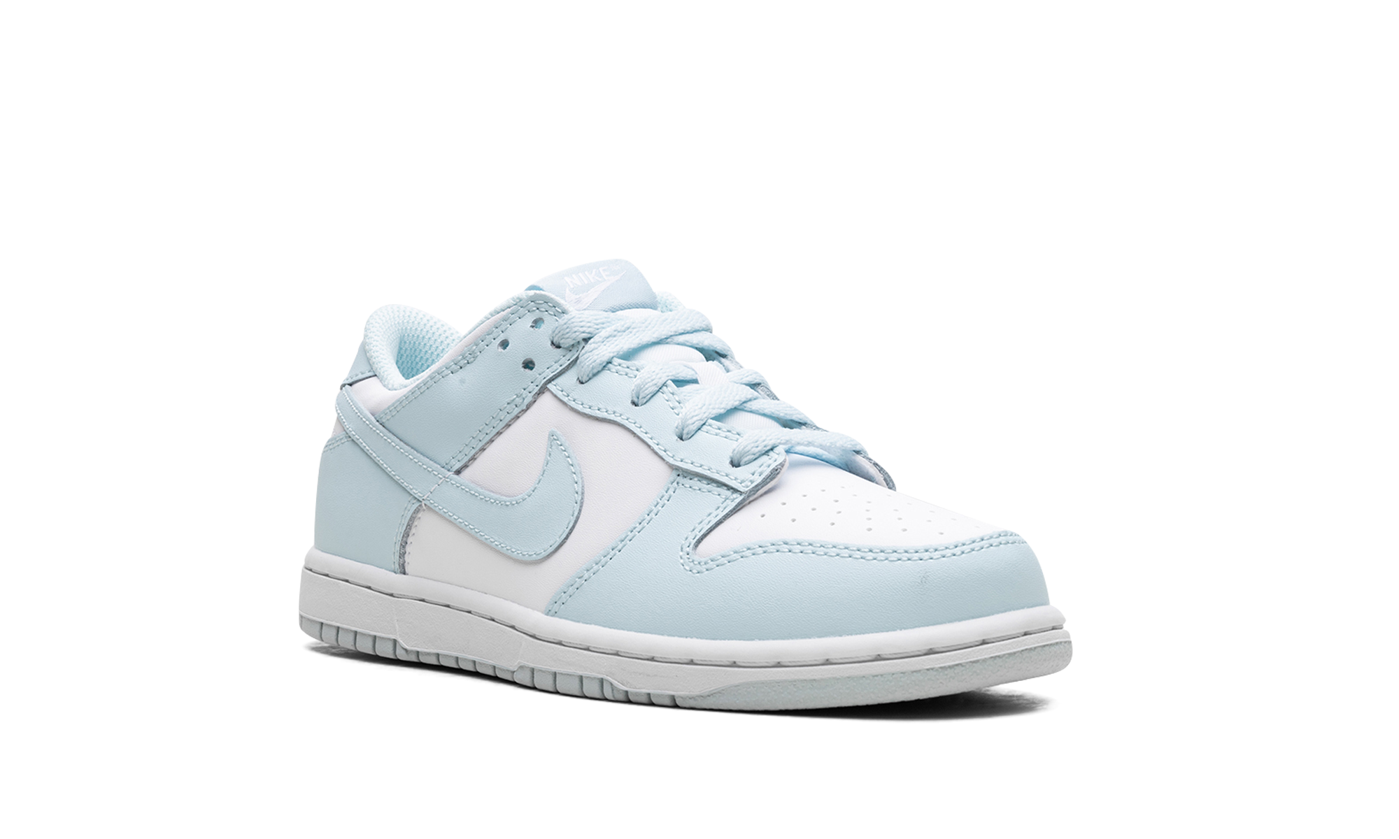 nike dunk low white glacier blue ps+FB9108-105+diagnol right view