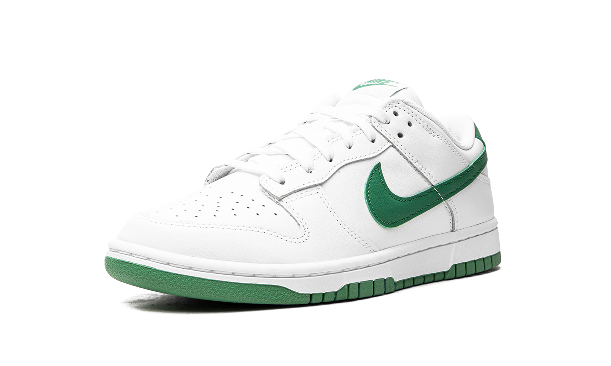 nike dunk low white green noise women s+DD1503-112+left diagnol single view
