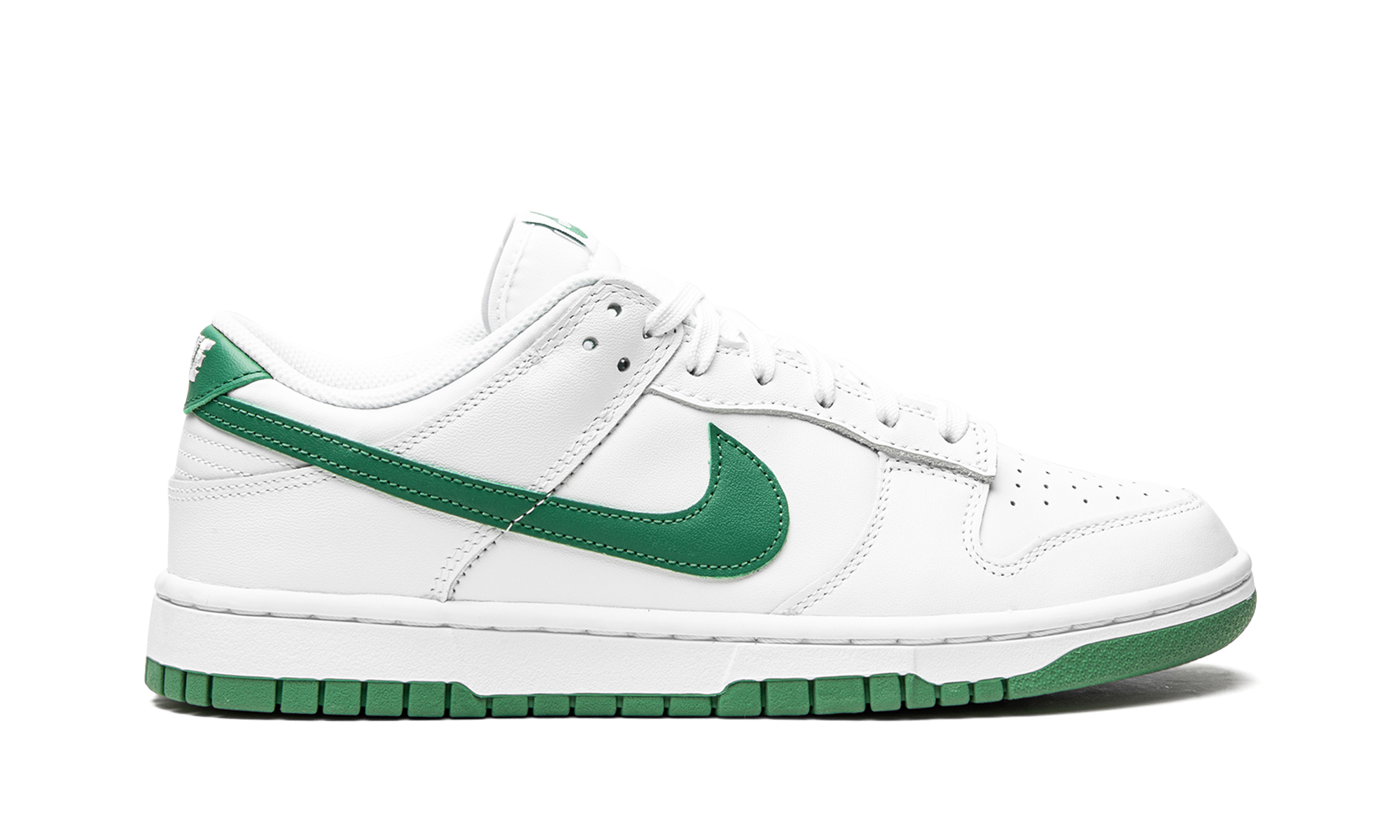 nike dunk low white green noise women s+DD1503-112+right view