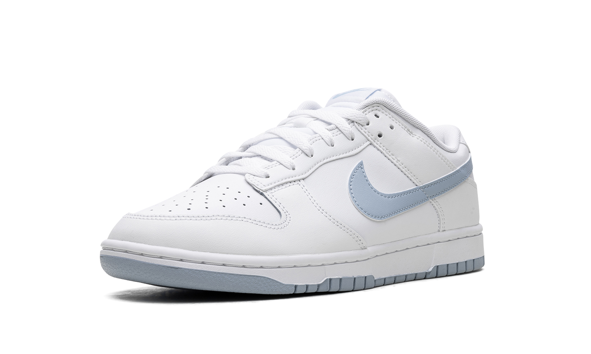 nike dunk low white light armory blue+DV0831-109+left diagnol single view