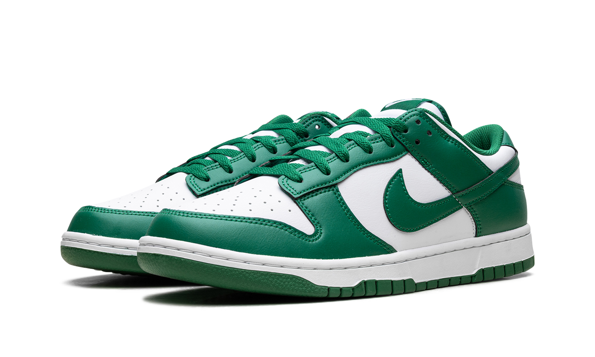 nike dunk low white malachite+HF5441-101+diagnol left view