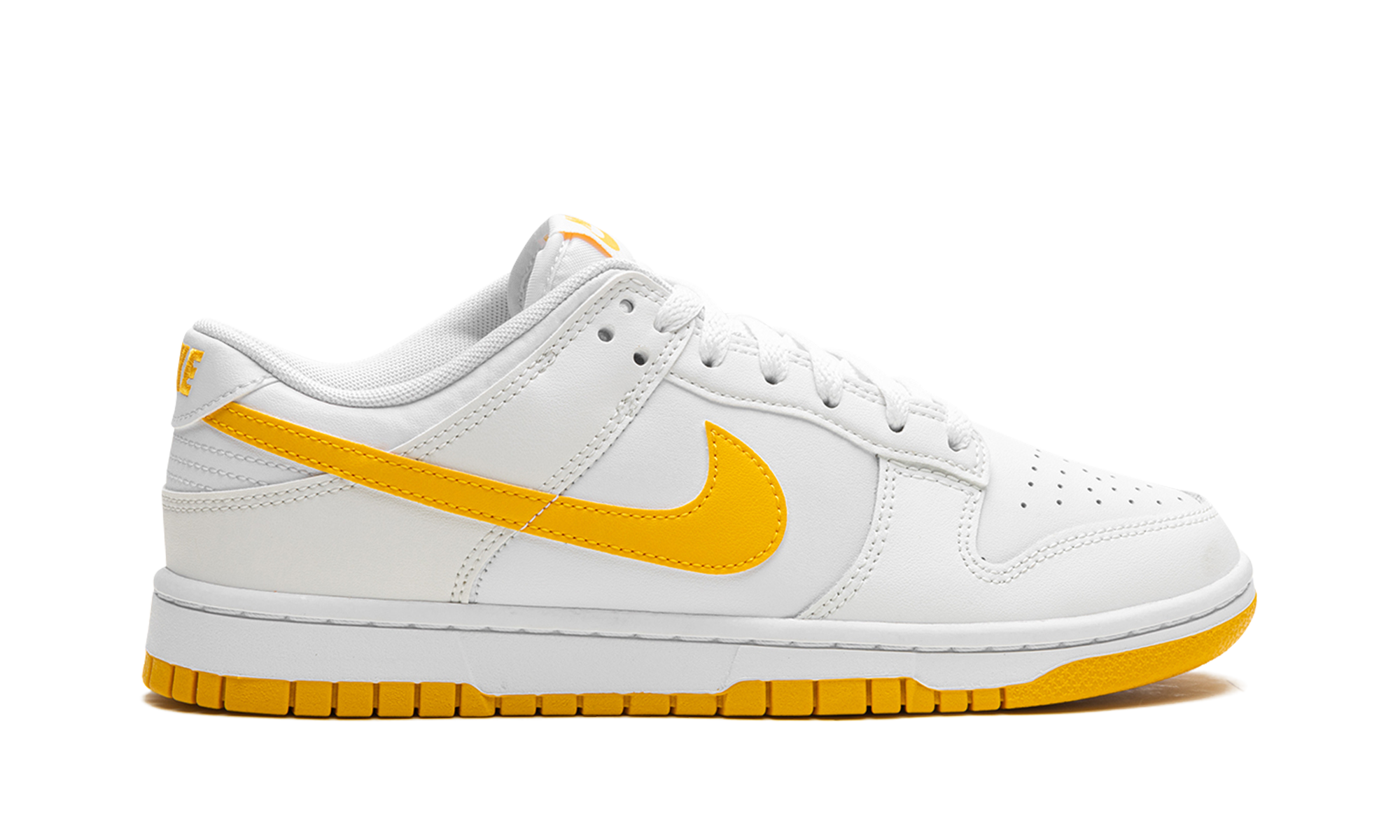 nike dunk low white university gold+DV0831-110+right view