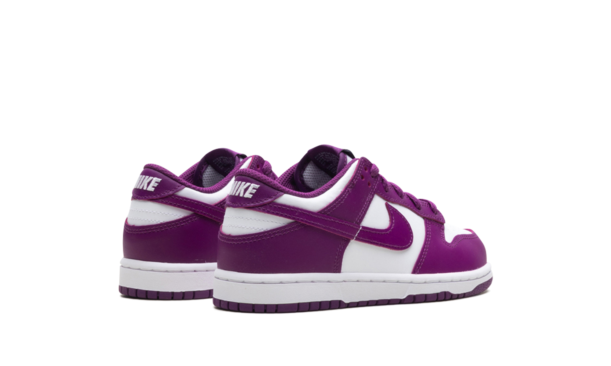 nike dunk low white viotech ps+FB9108-110+diagnol right behind view