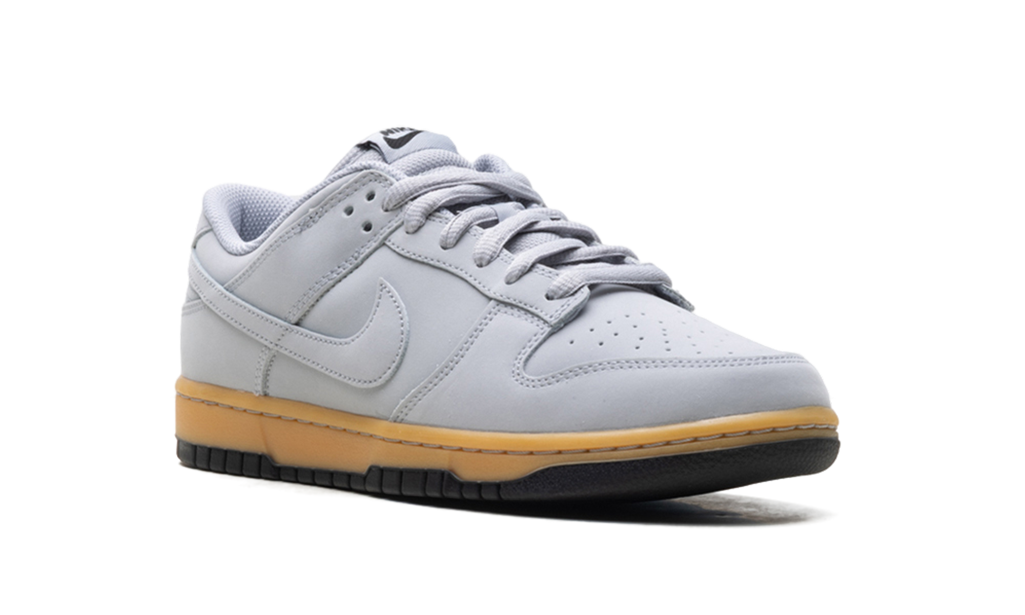 nike dunk low wolf grey gum+HQ1932-001+diagnol right view