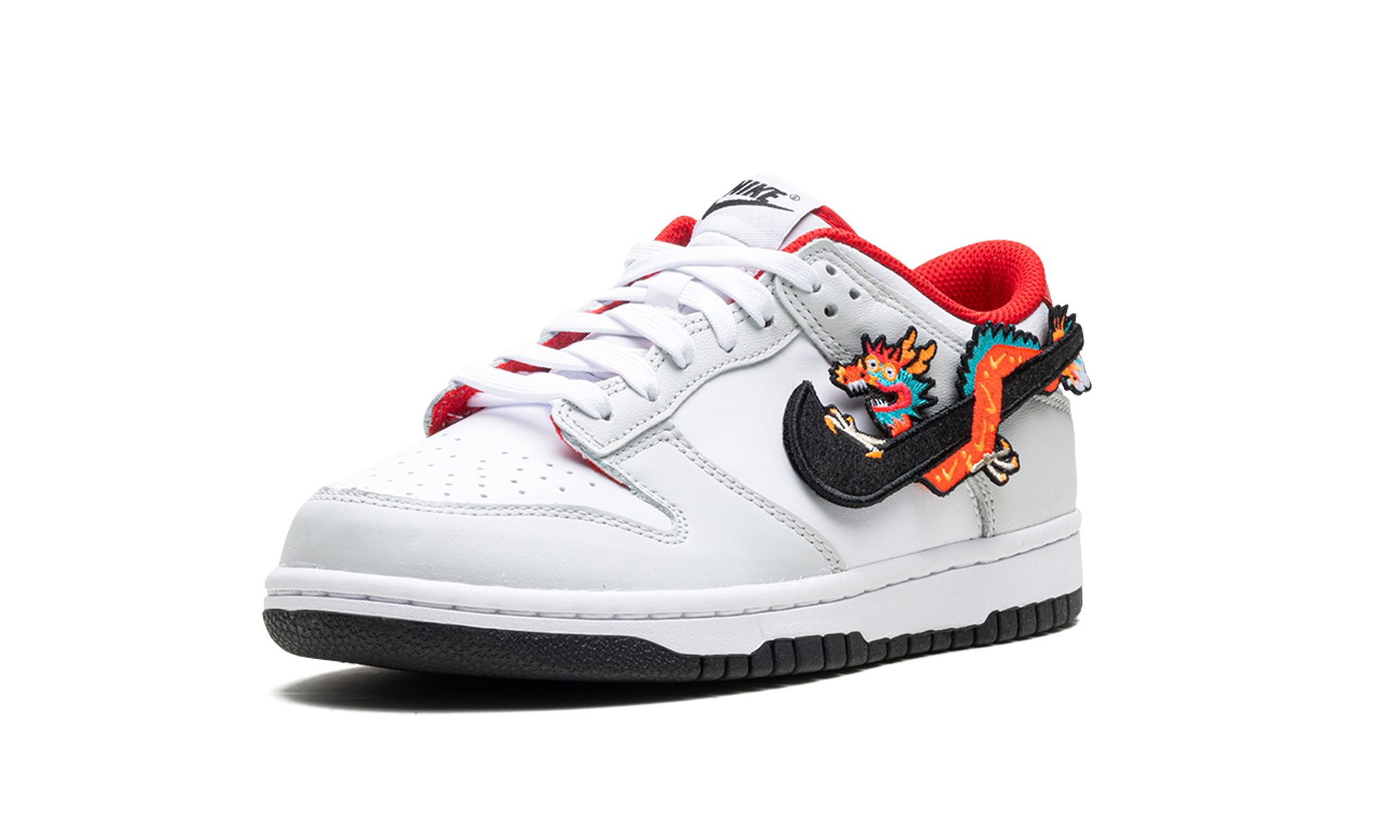 nike dunk low year of the dragon gs+FZ5528-101+left diagnol single view