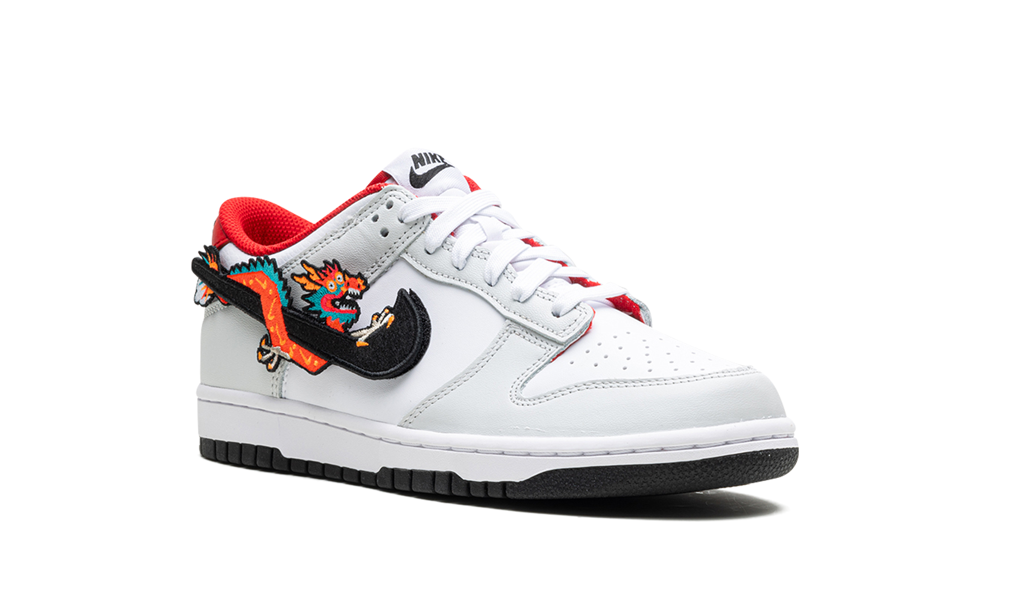 nike dunk low year of the dragon gs+FZ5528-101+diagnol right view