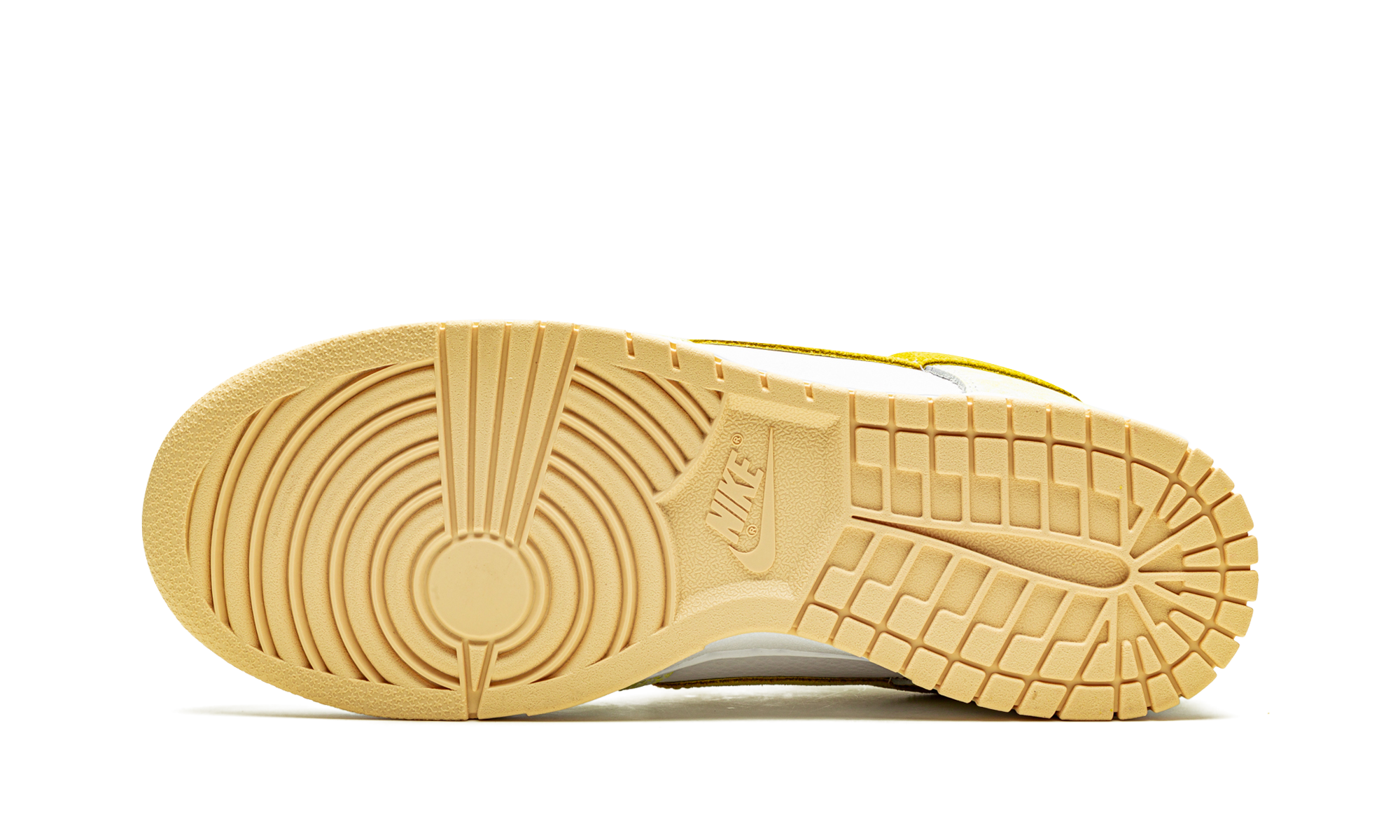 nike dunk low yellow strike women s+DM9467-700+bottom view