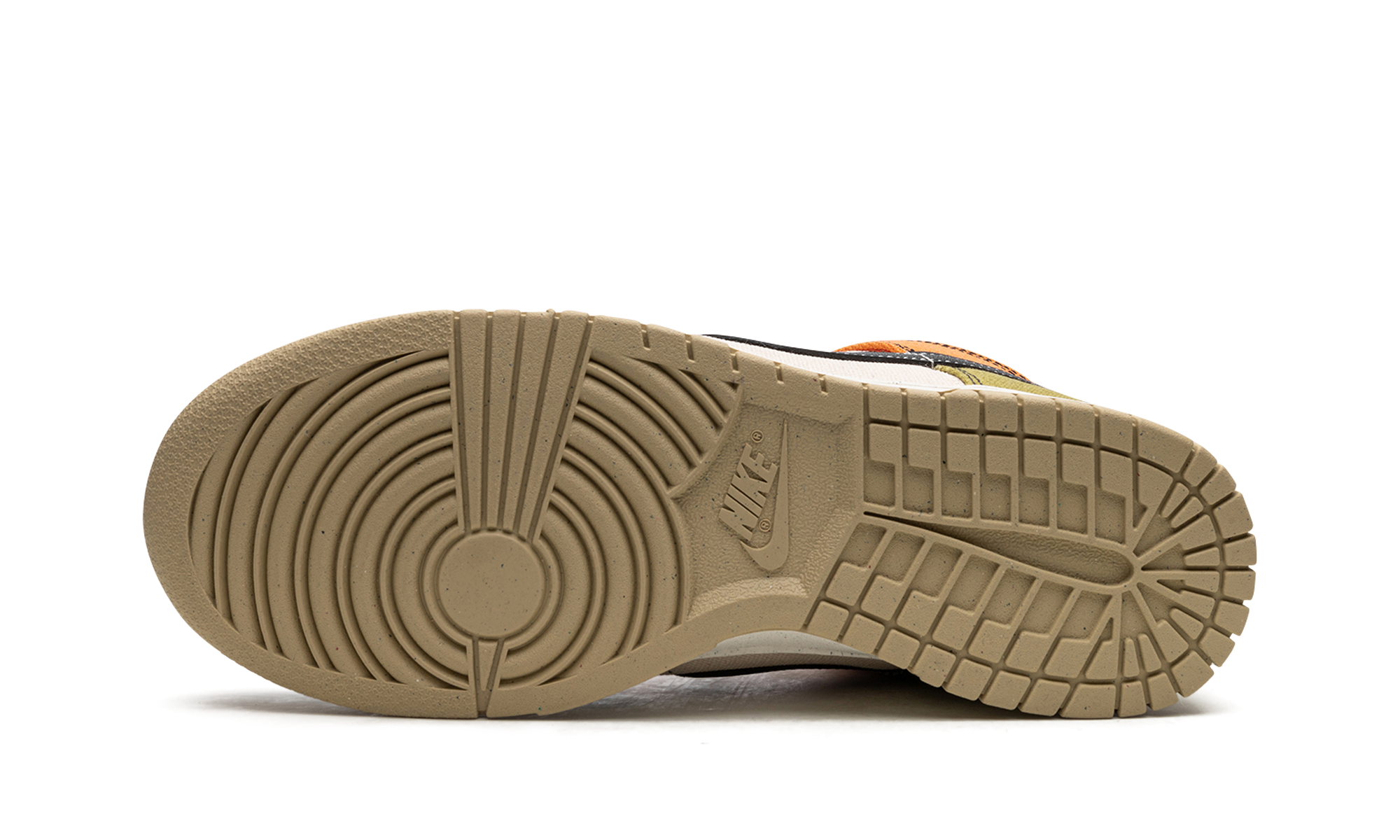 nike dunk mid pale ivory multi+DV0830-100+bottom view