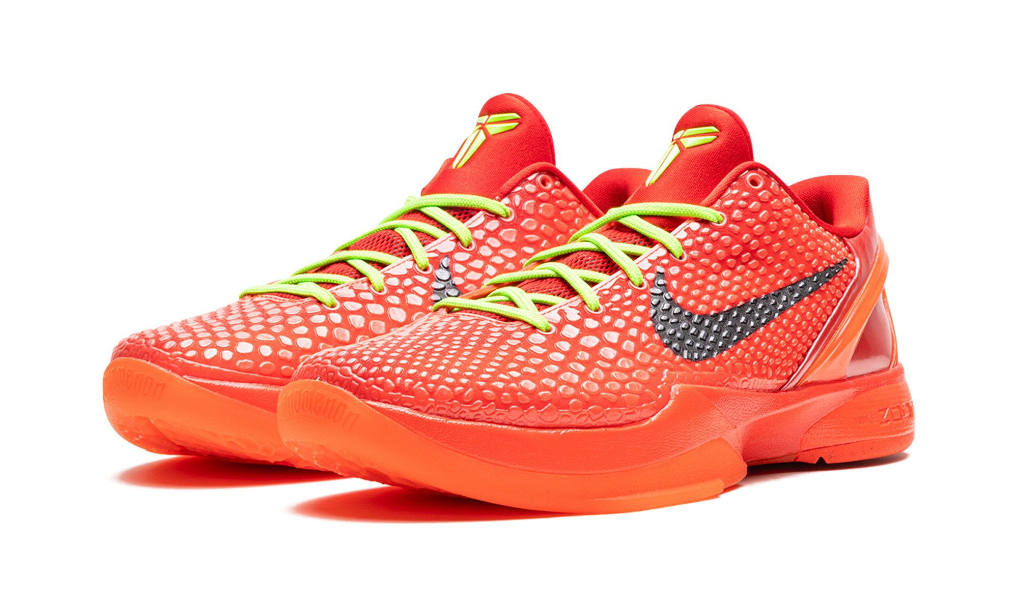 nike kobe 6 protro reverse grinch+FV4921-600+diagnol left view