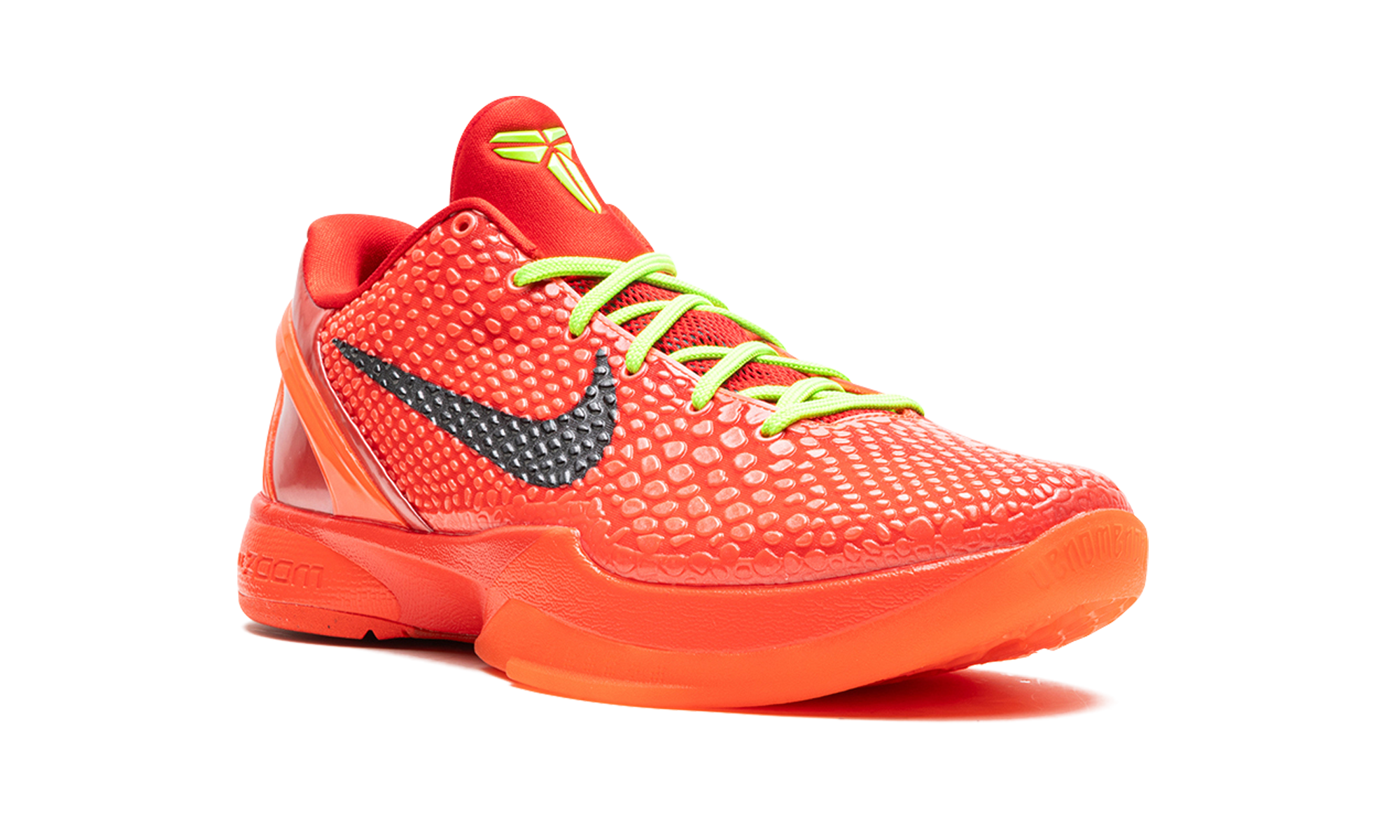 nike kobe 6 protro reverse grinch+FV4921-600+diagnol right view