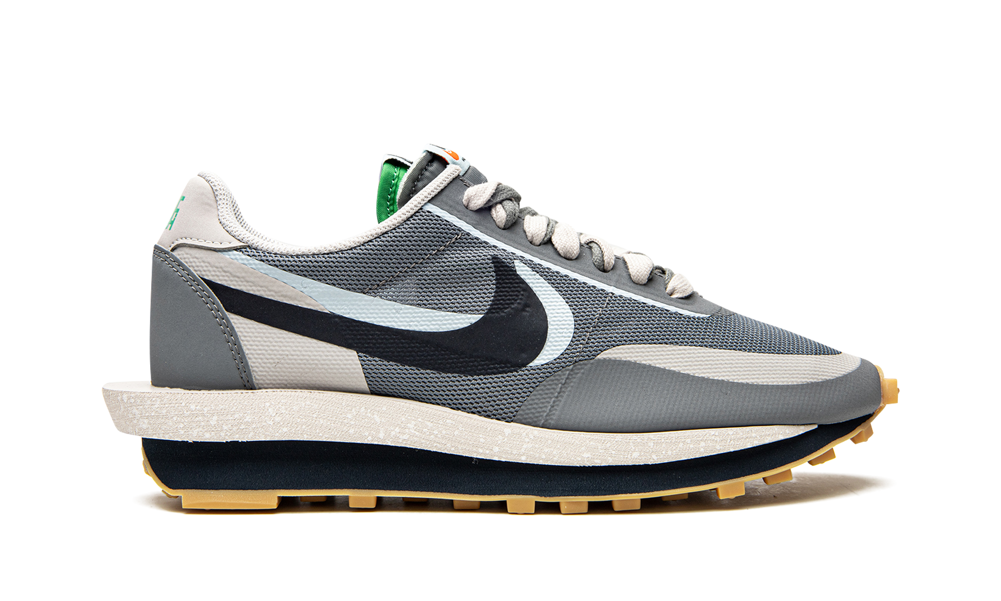 nike ld waffle sacai clot kiss of death 2 cool grey+DH3114-001+right view