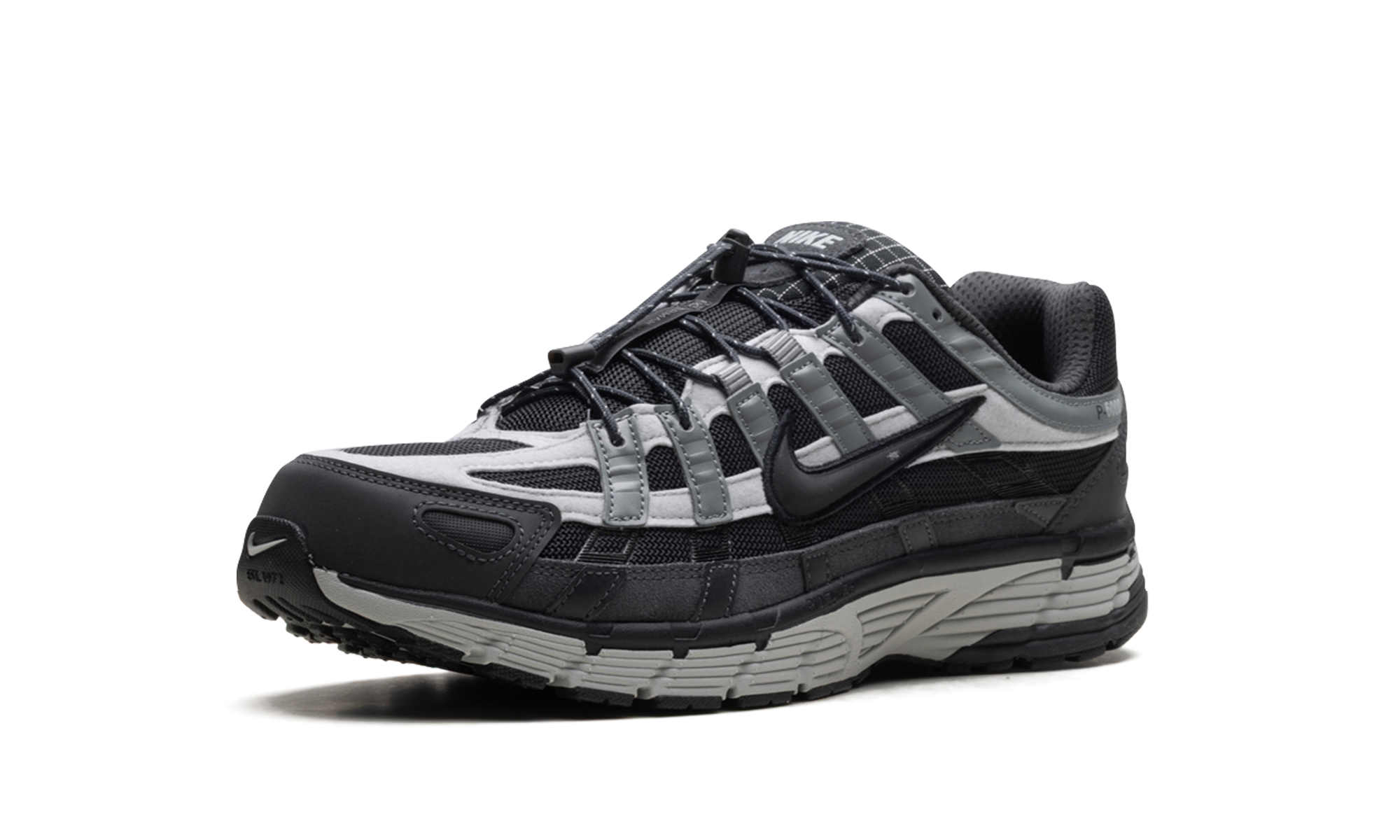 nike p 6000 anthracite smoke grey+HQ3818-001+left diagnol single view