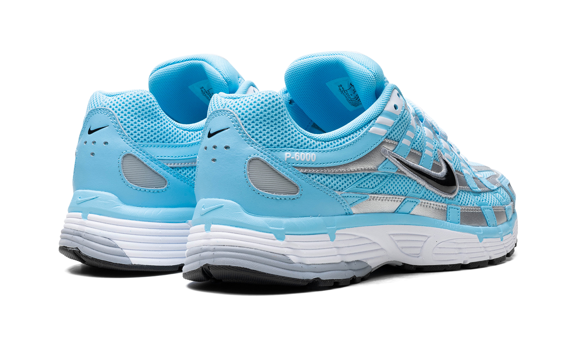 nike p 6000 aquarius blue+CD6404-401+diagnol right behind view