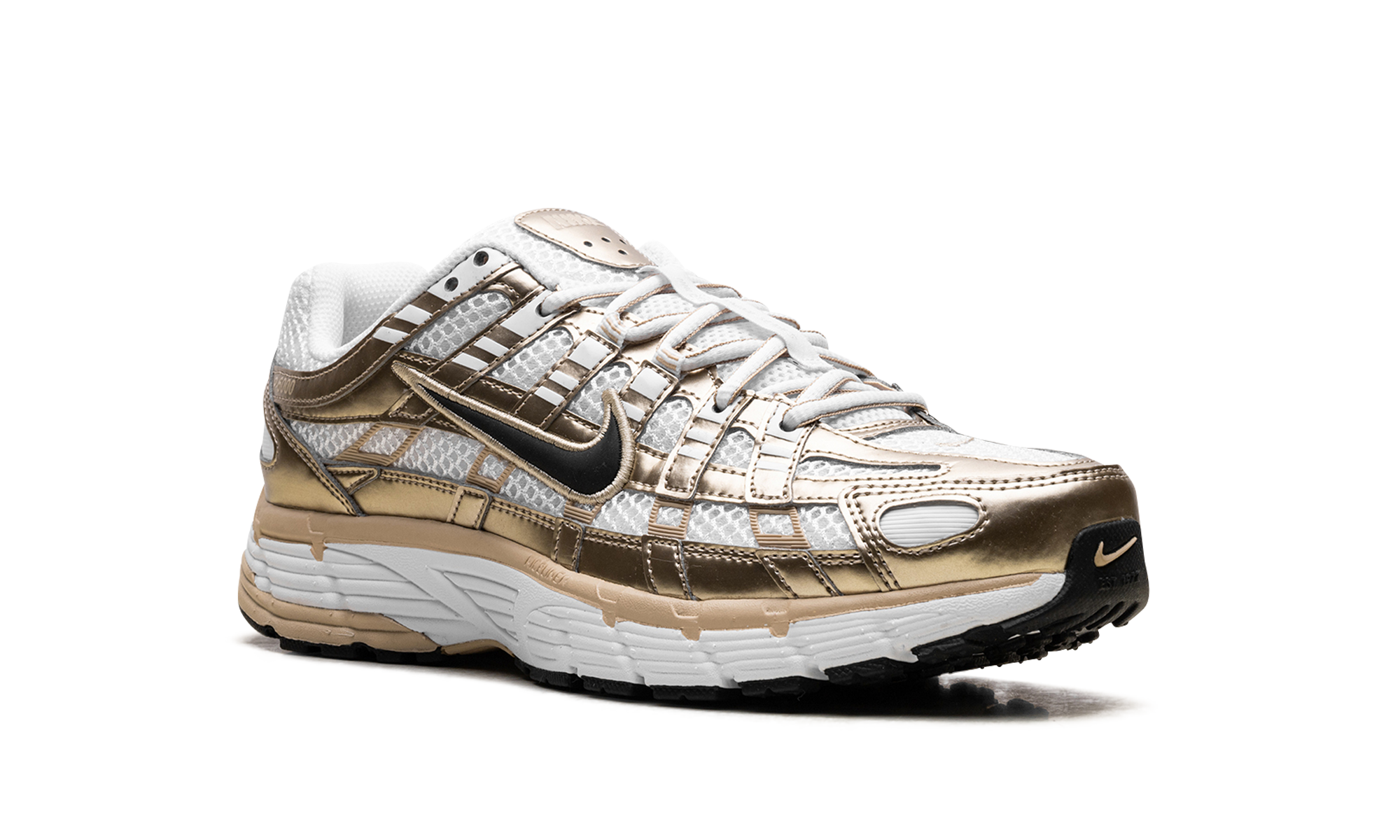 nike p 6000 gold women s+IF1787-100+diagnol right view