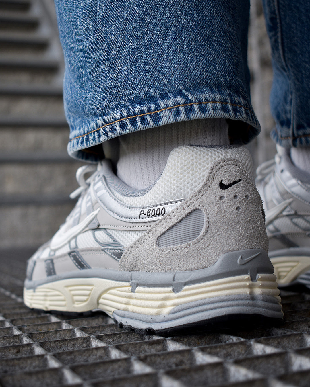 Nike P-6000 Light Bone Pale Ivory, Lifestyle View 4, SKU IU7549-072