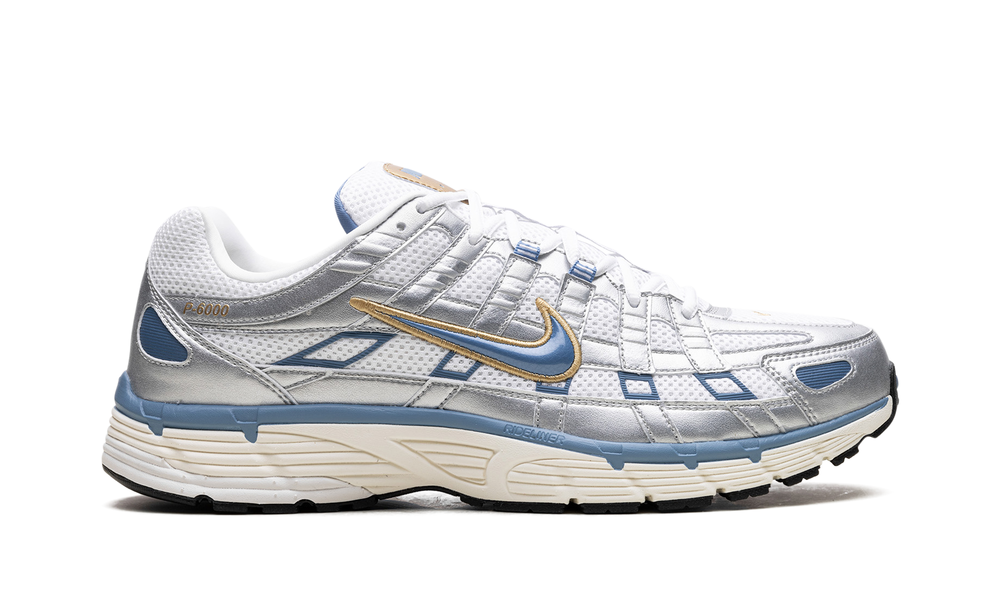 nike p 6000 metallic silver aegean storm+HJ7246-100+right view