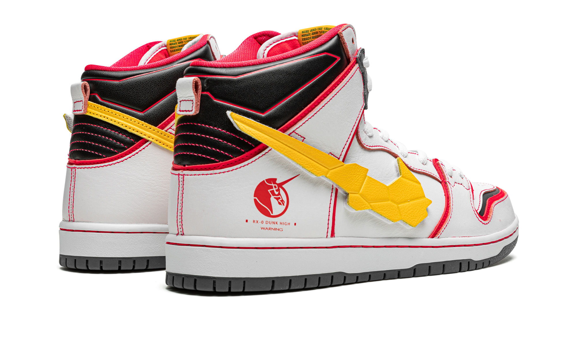 nike sb dunk high rx 0 unicorn gundam+DH7717-100+diagnol right behind view
