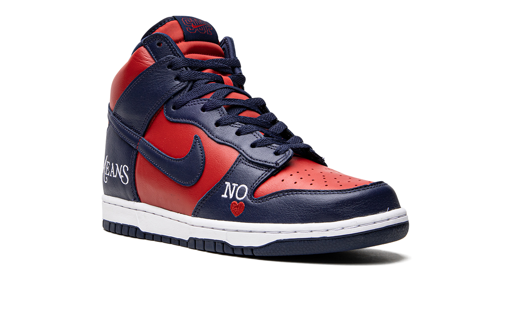 nike sb dunk high supreme by any means navy+DN3741-600+diagnol right view