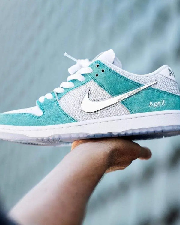 Nike SB Dunk Low April Skateboards, Lifestyle View 3, SKU FD2562-400