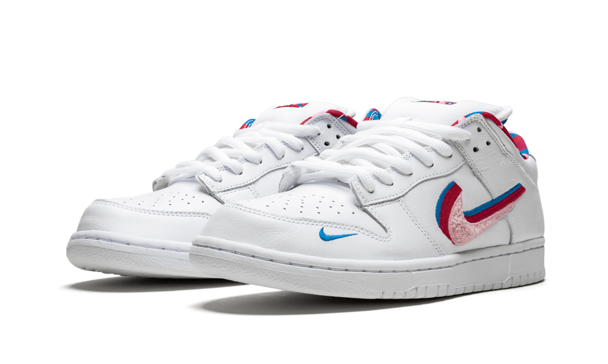 nike sb dunk low parra+CN4504-100+diagnol left view