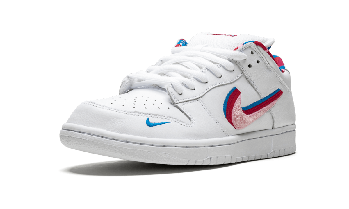 nike sb dunk low parra+CN4504-100+left diagnol single view