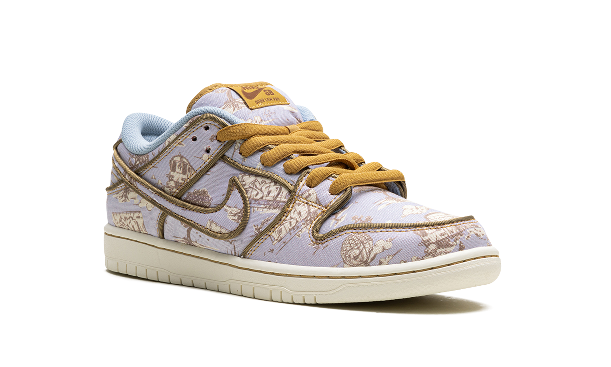 nike sb dunk low premium city of style+FN5880-001+diagnol right view