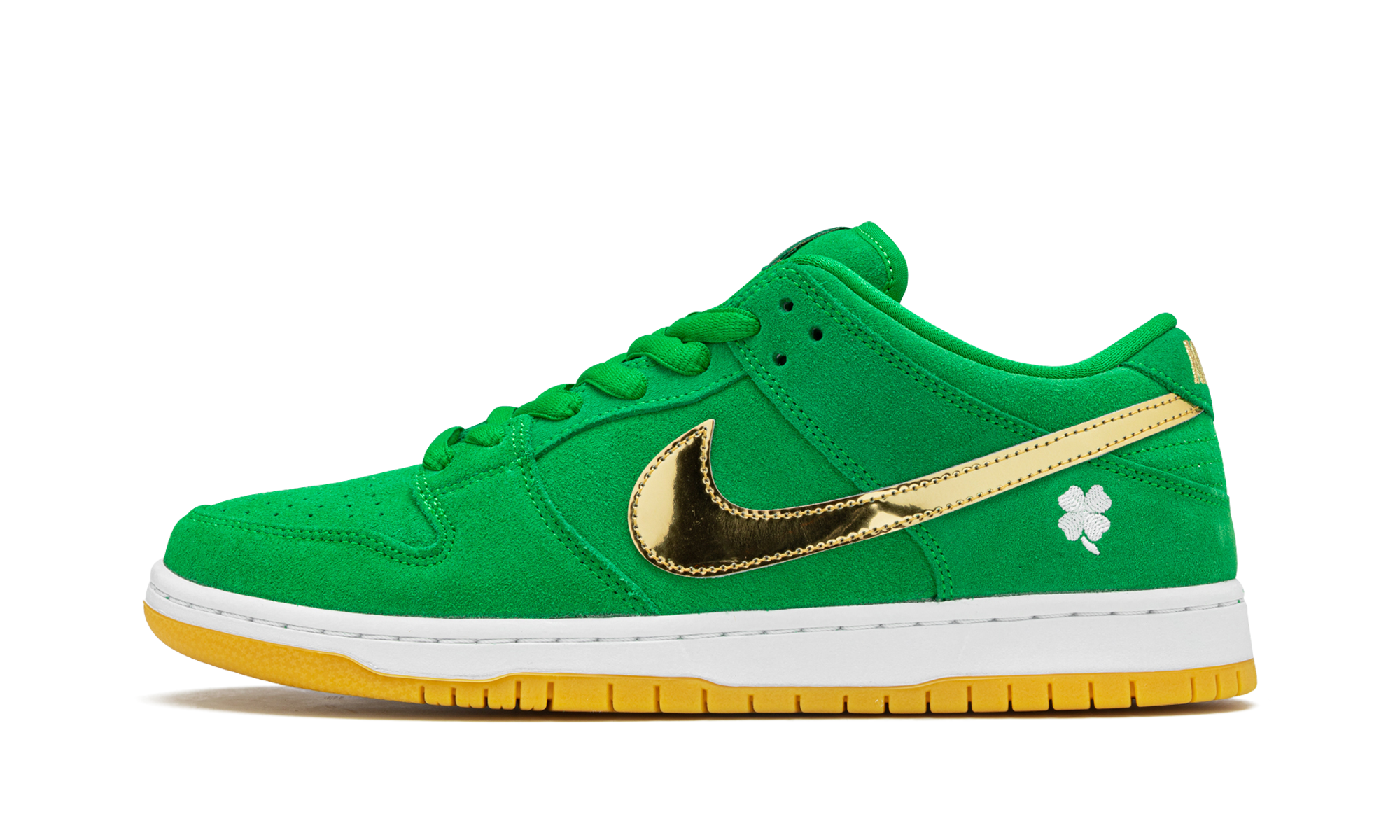 nike sb dunk low pro st patrick s day 2022+BQ6817-303+diagnol right view 1