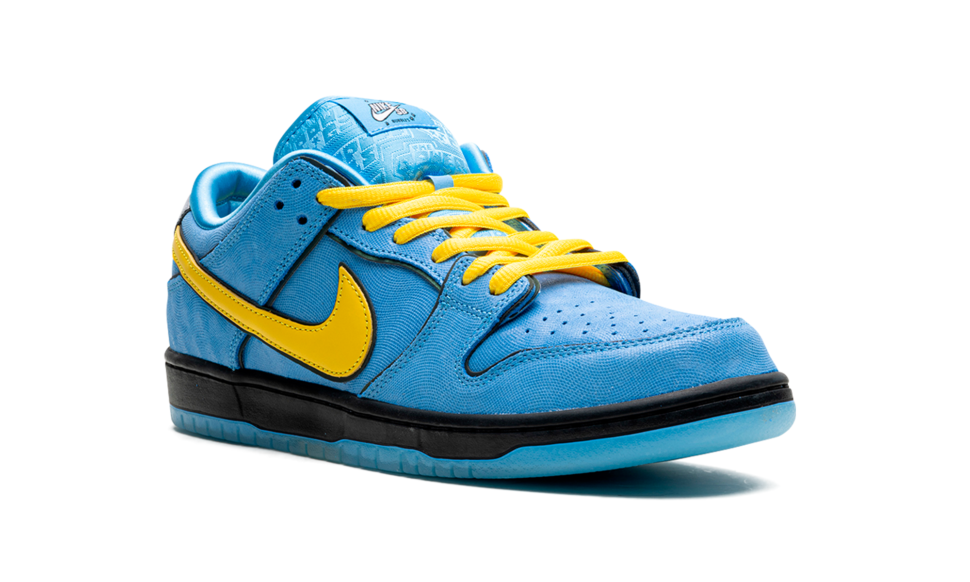 nike sb dunk low the powerpuff girls bubbles+FZ8320-400+diagnol right view