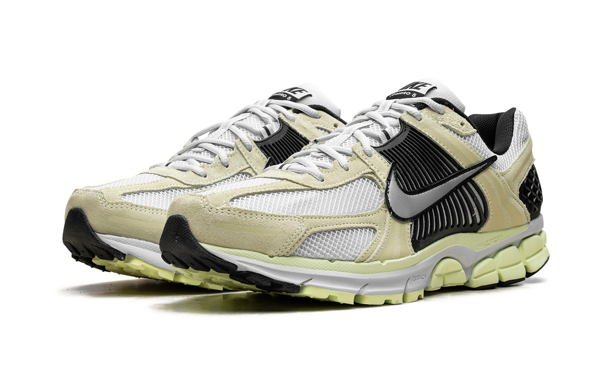 nike zoom vomero 5 barely volt+HF1553-700+diagnol left view