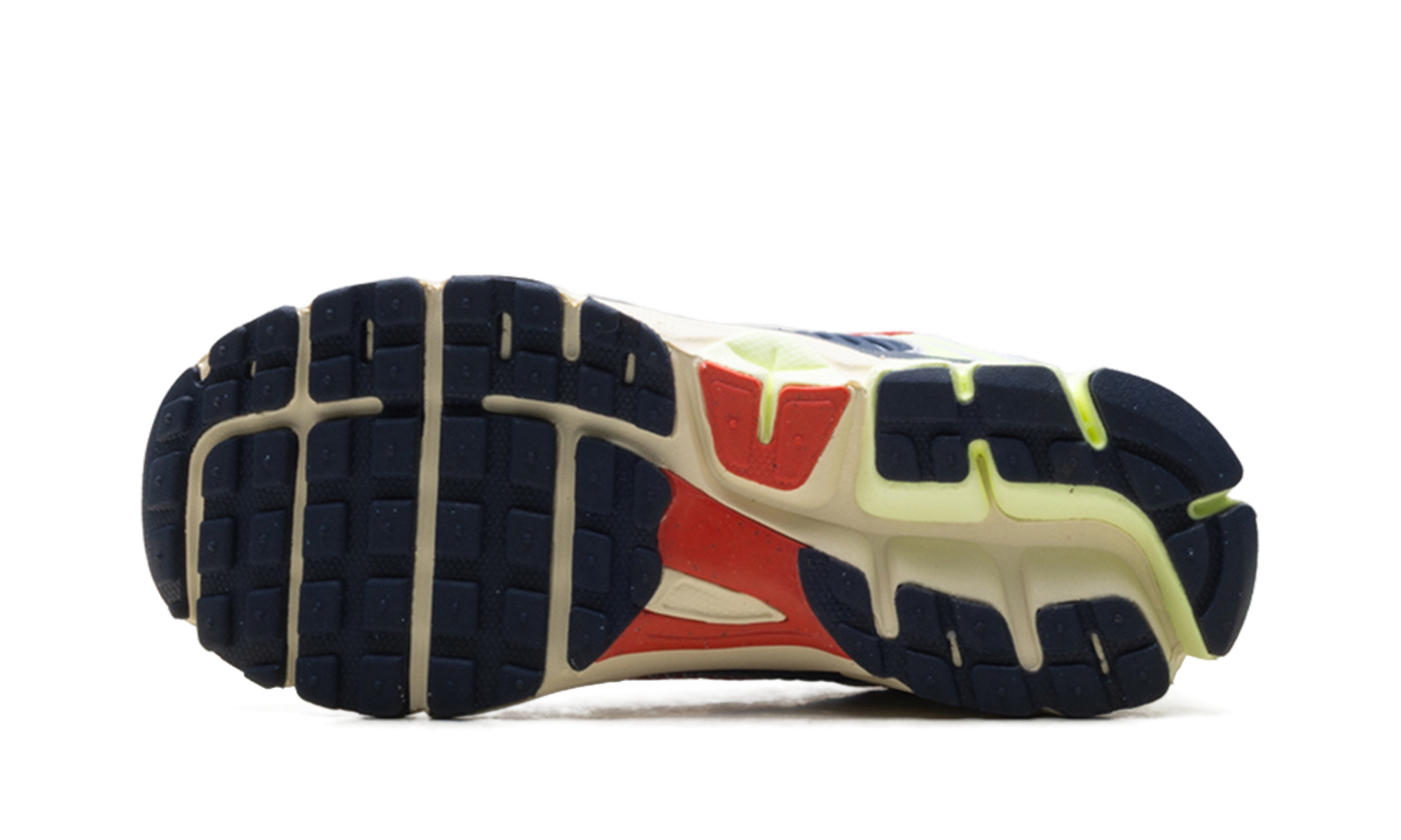 nike zoom vomero 5 barely volt midnight navy pure platinum white gs+IB4406-701+bottom view