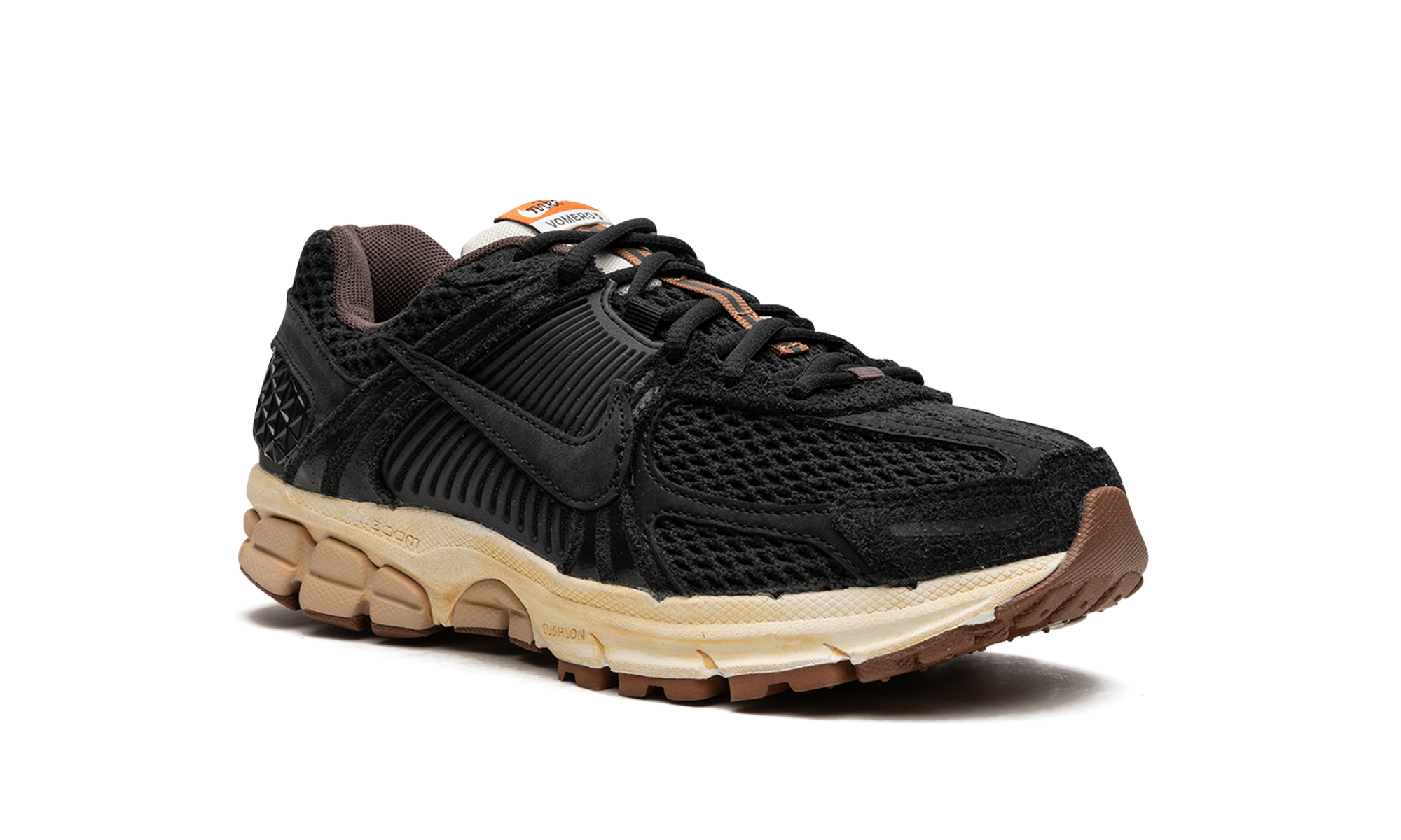 nike zoom vomero 5 black sesame women s+FD0533-010+diagnol right view