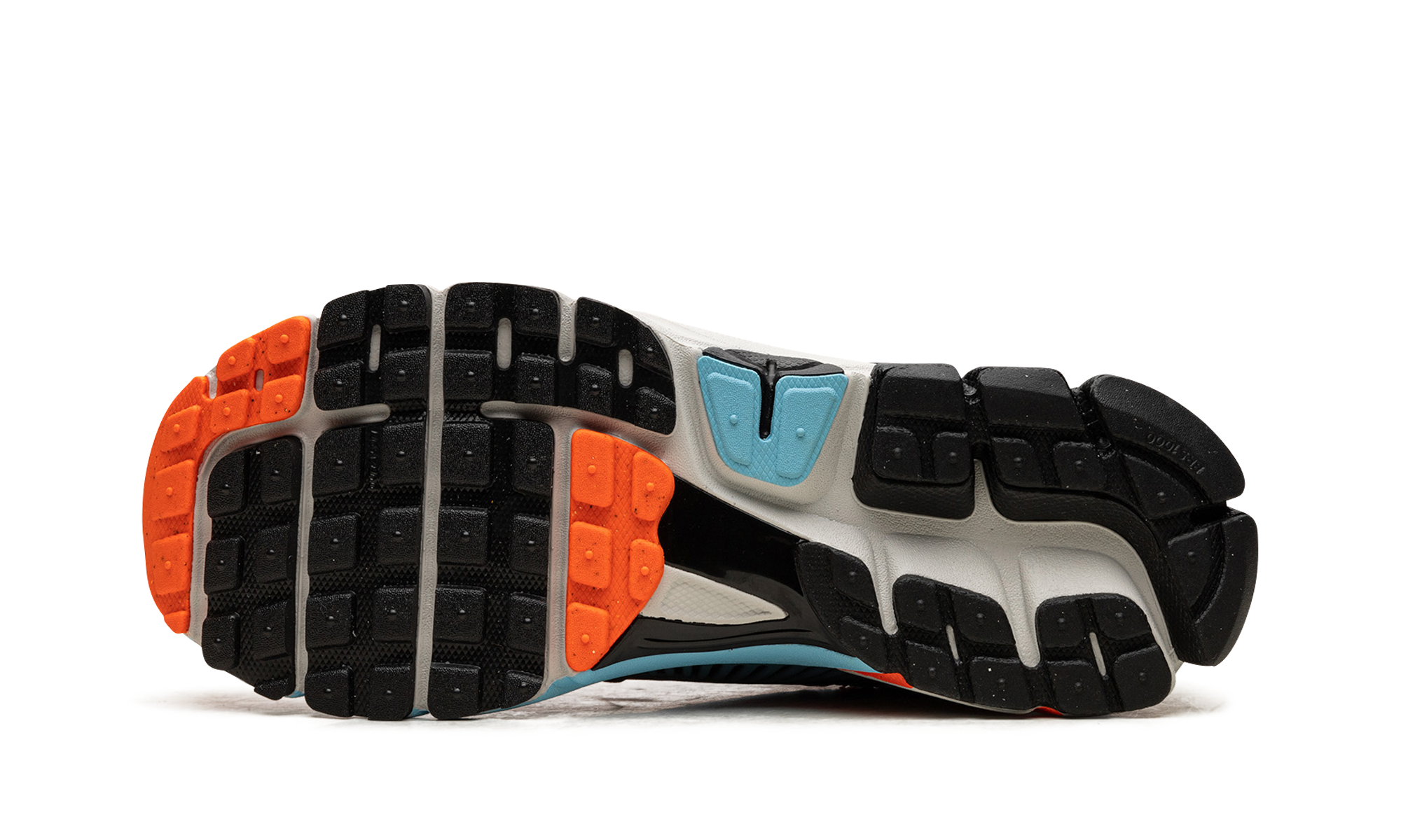 nike zoom vomero 5 blue glaze total orange women s+FZ3963-010+bottom view