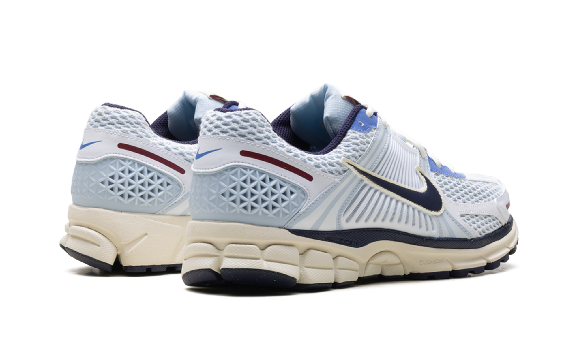 nike zoom vomero 5 blue tint women s+FV8111-451+diagnol right behind view