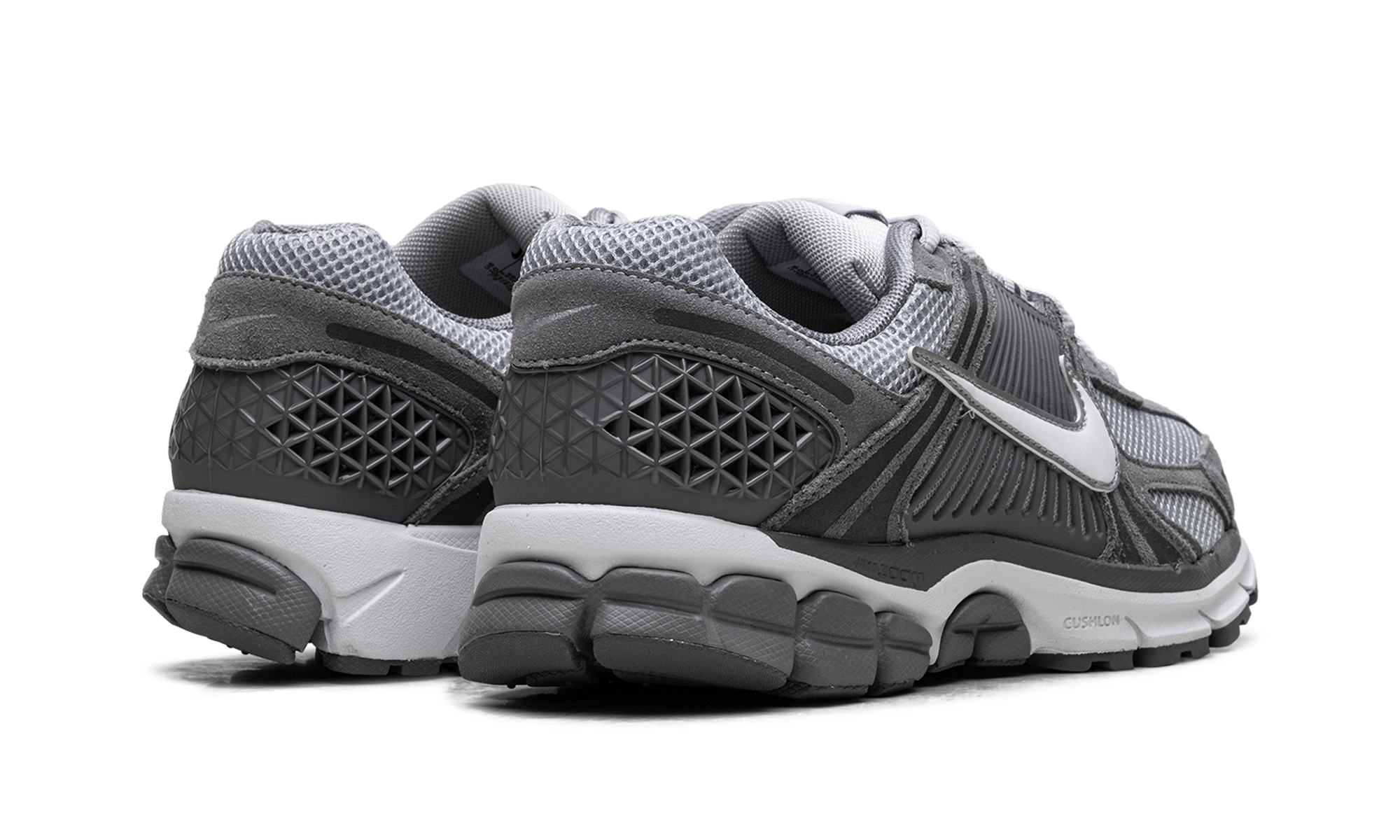 nike zoom vomero 5 cool grey wolf grey+HF1553-003+diagnol right behind view