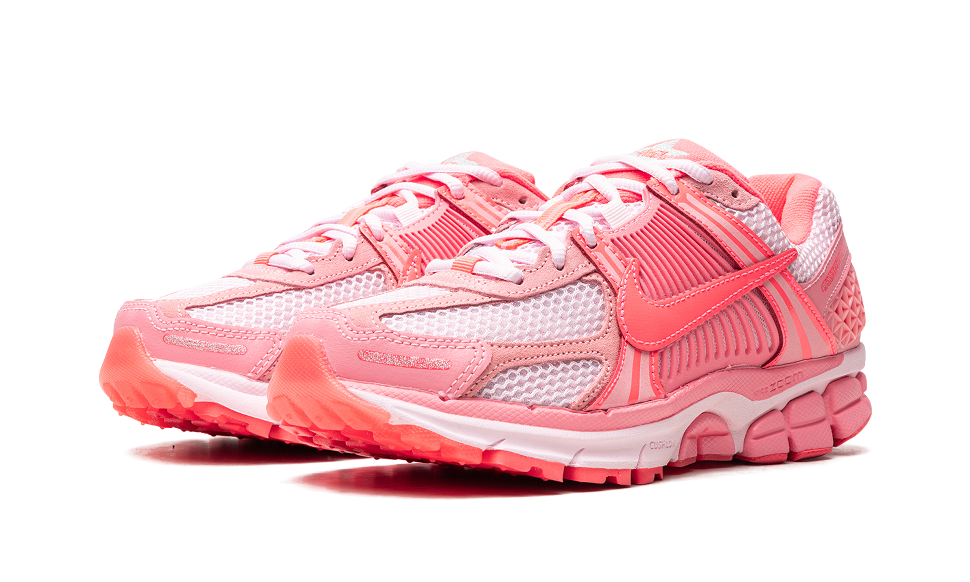 nike zoom vomero 5 coral chalk hot punch women s+FQ0257-666+diagnol left view