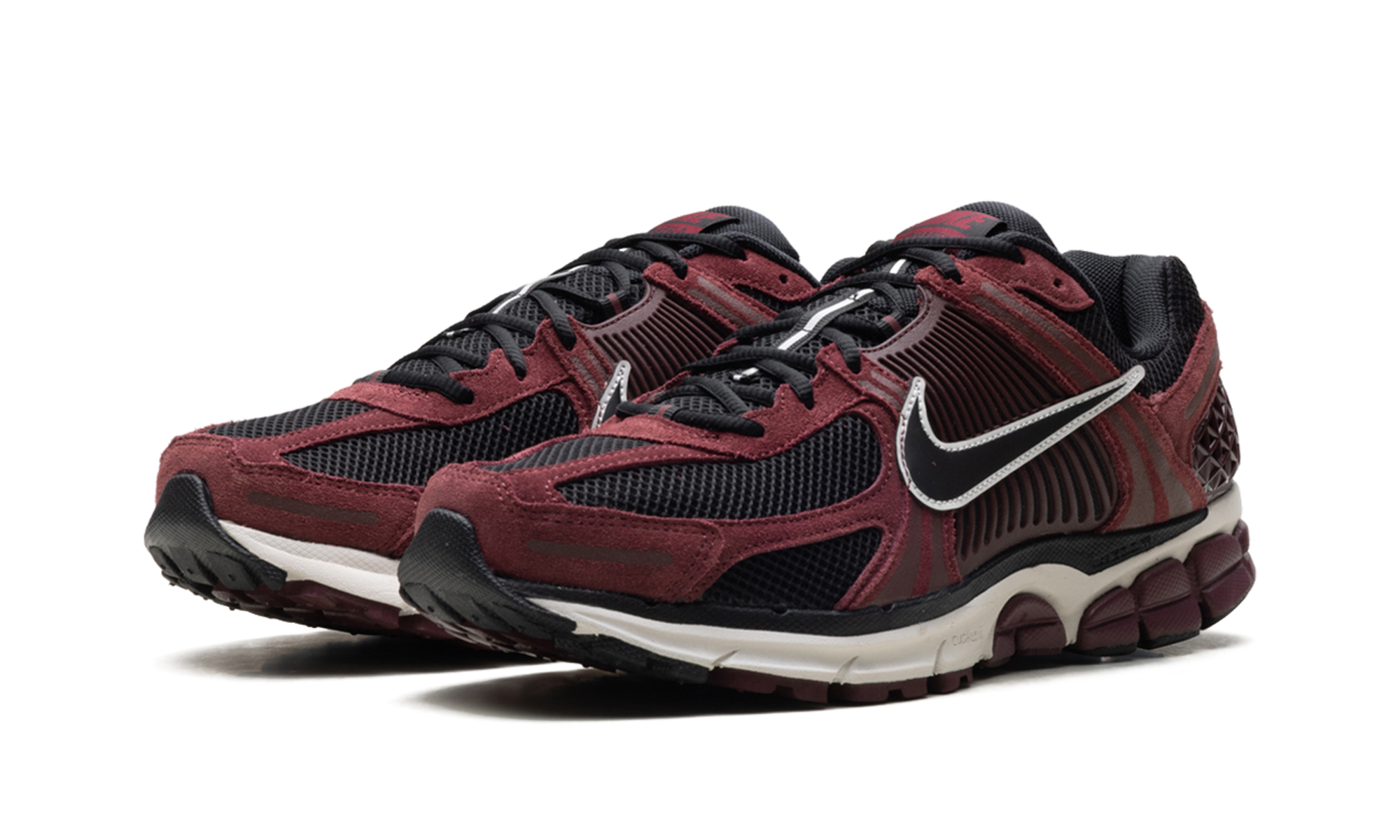 nike zoom vomero 5 dark team red+HF1553-601+diagnol left view
