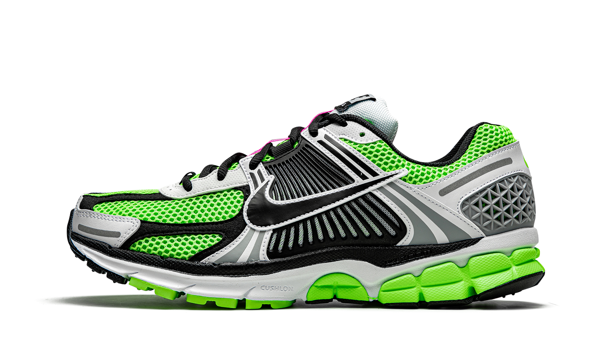nike zoom vomero 5 electric green black+CI1694-300+diagnol right view 1